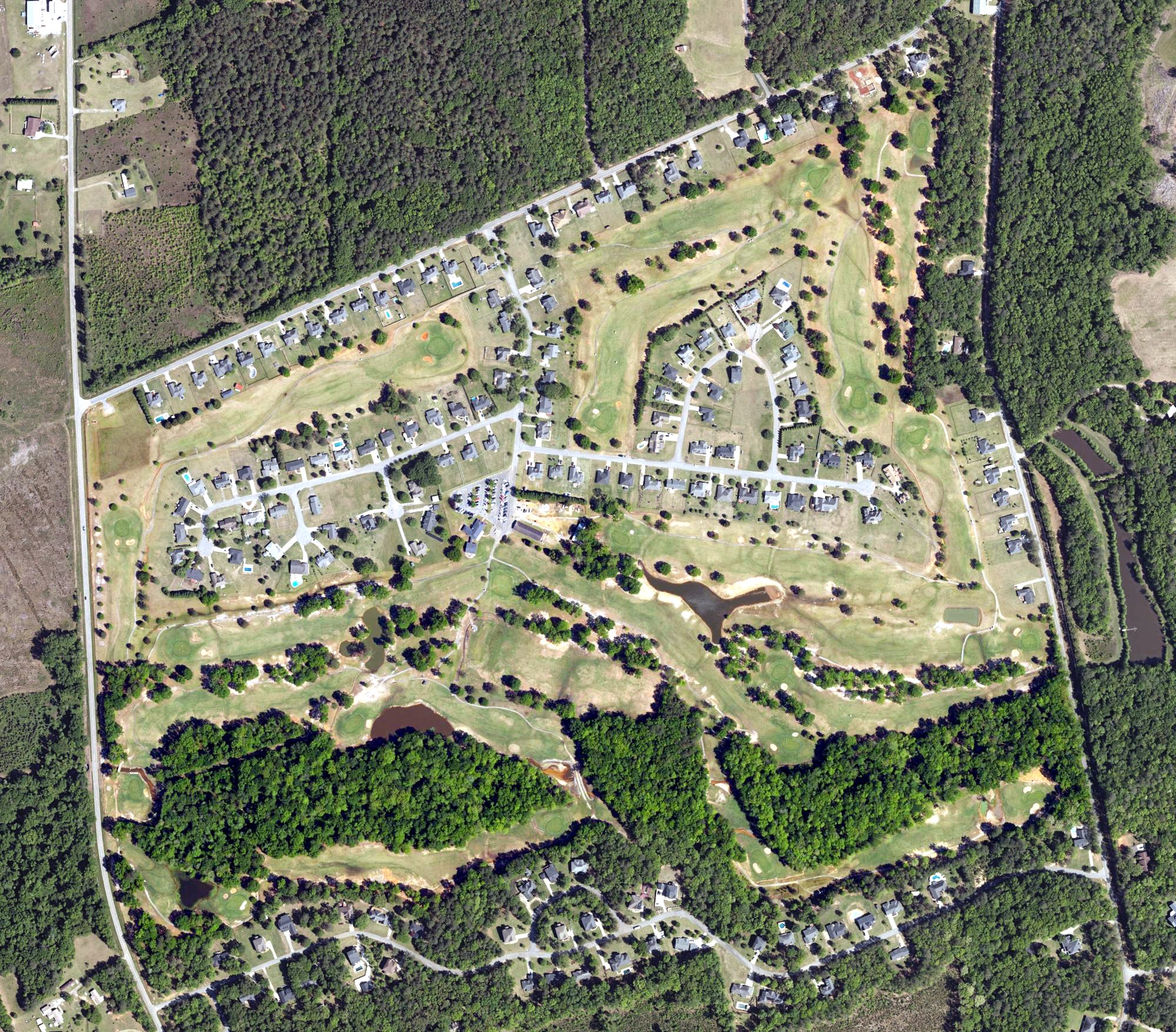 Aerial view of Beech Creek Golf Club, SC