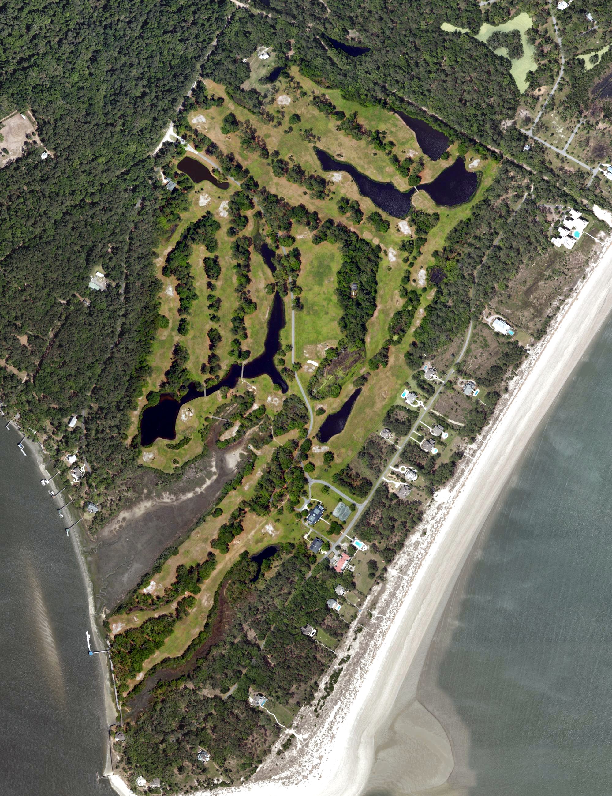 Aerial view of Bloody Point, SC