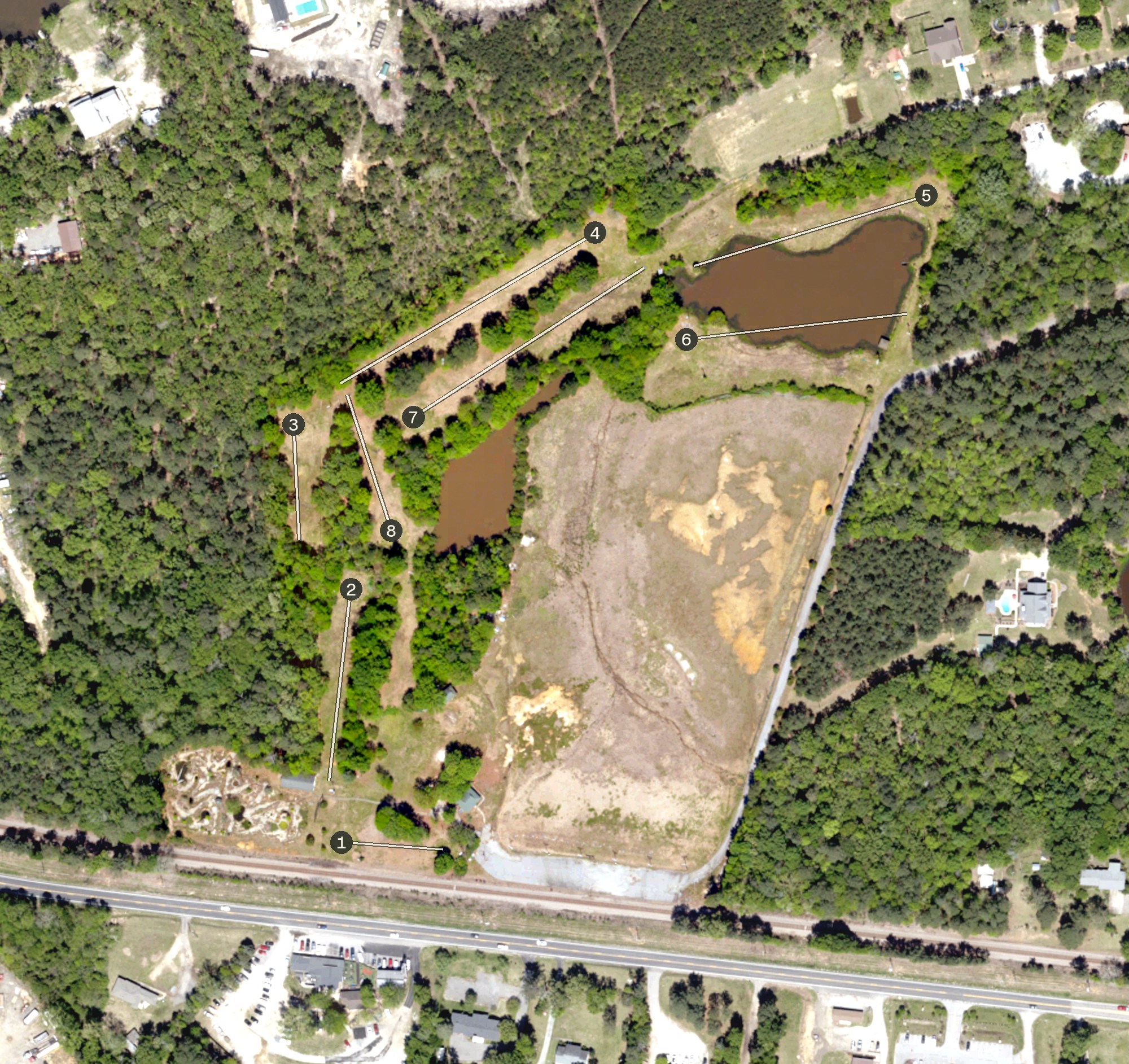 Aerial view of BOHO Links, SC