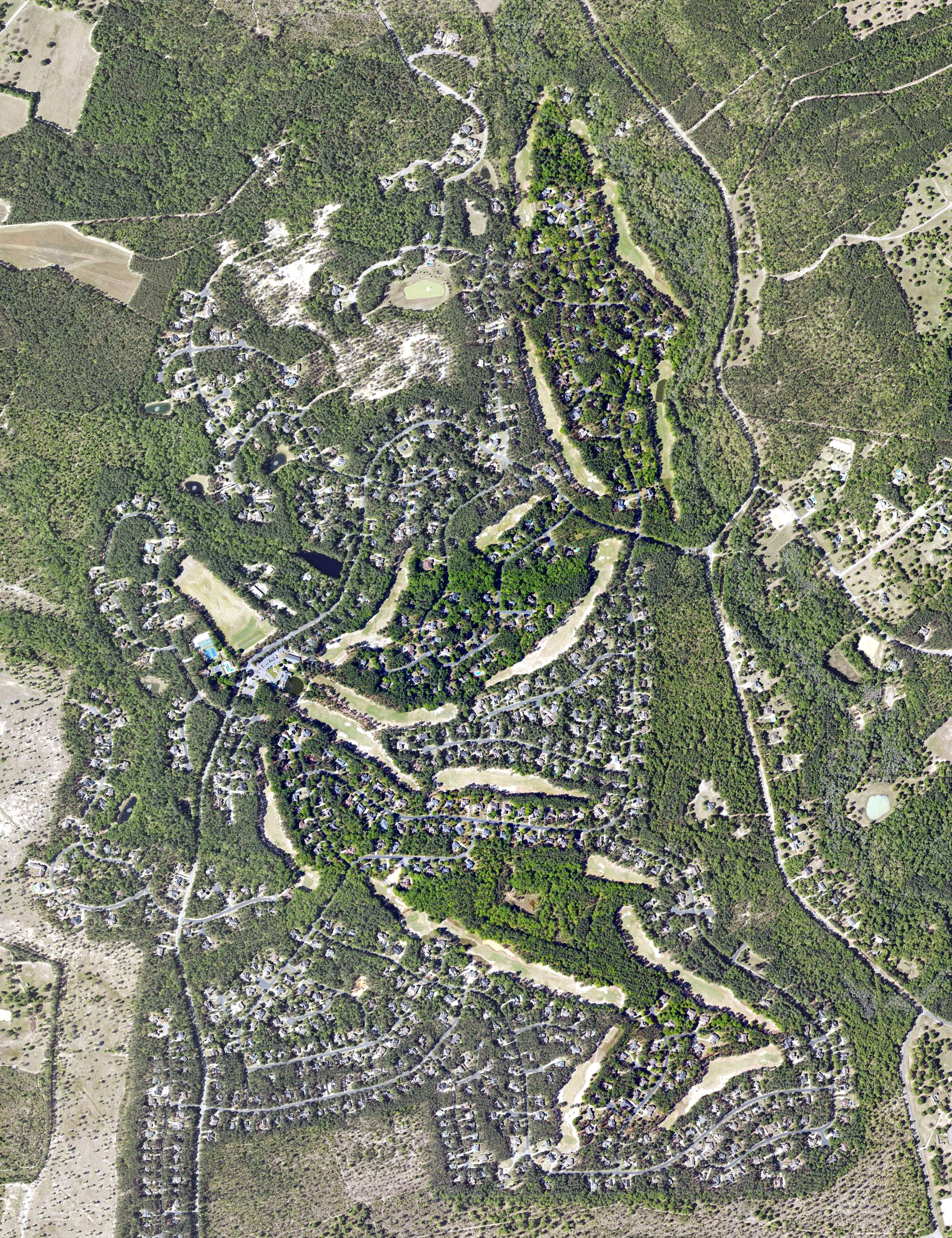 Aerial view of Cedar Creek Golf Club, SC