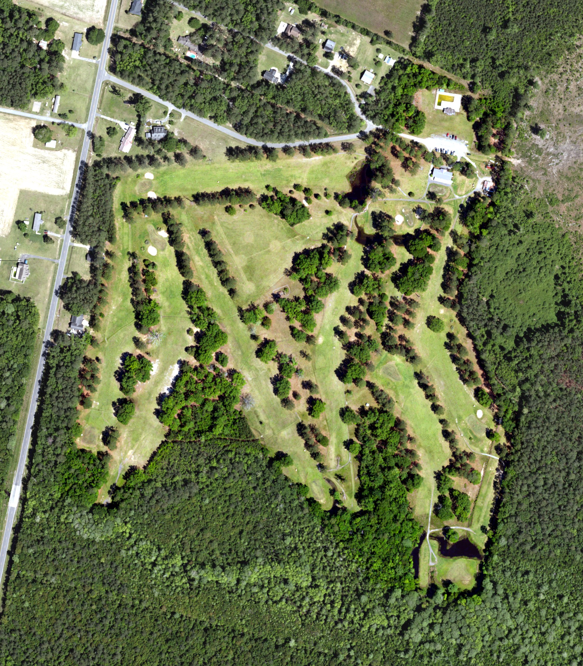 Aerial view of Cherry Hill Country Club, SC