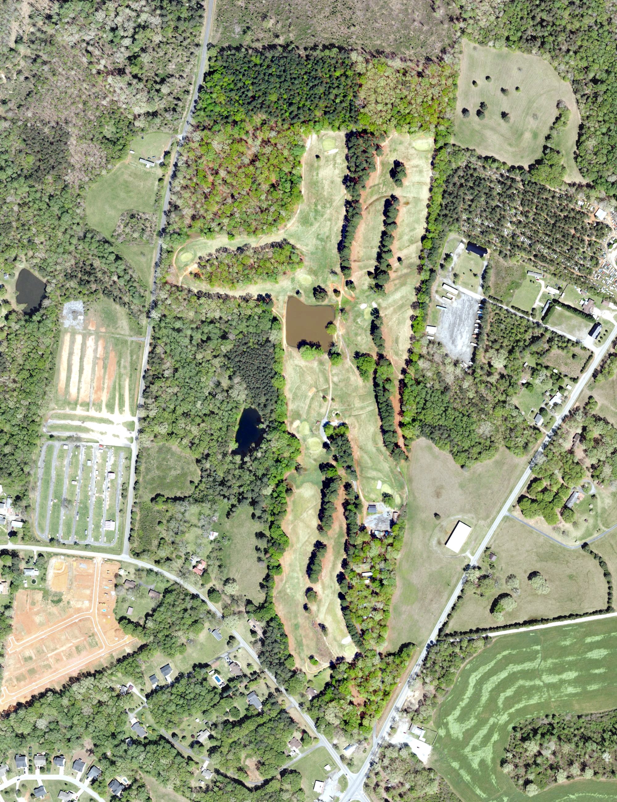 Aerial view of Chesnee Country Club, SC