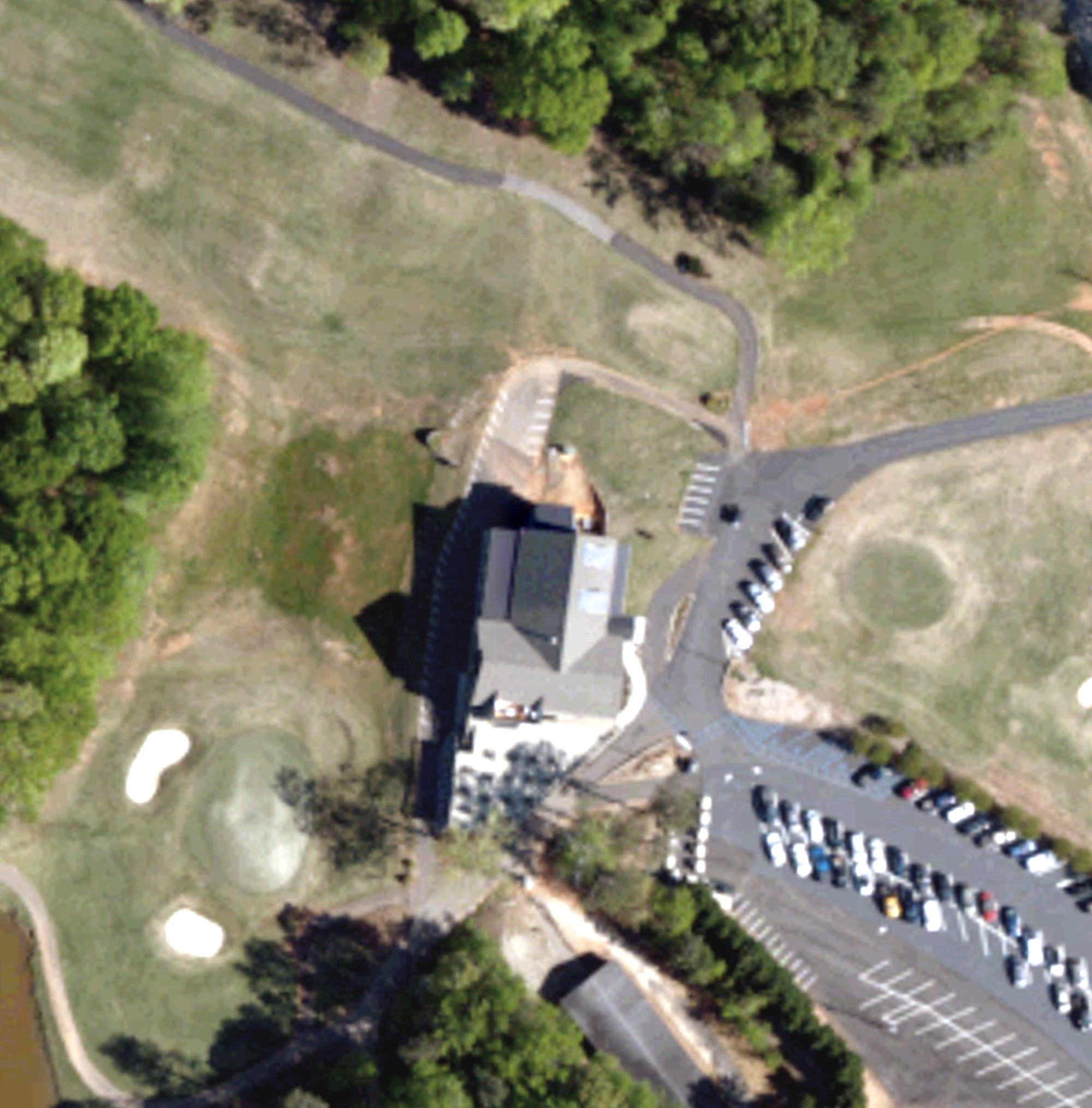 Aerial view of Chickasaw Point Golf Club, SC