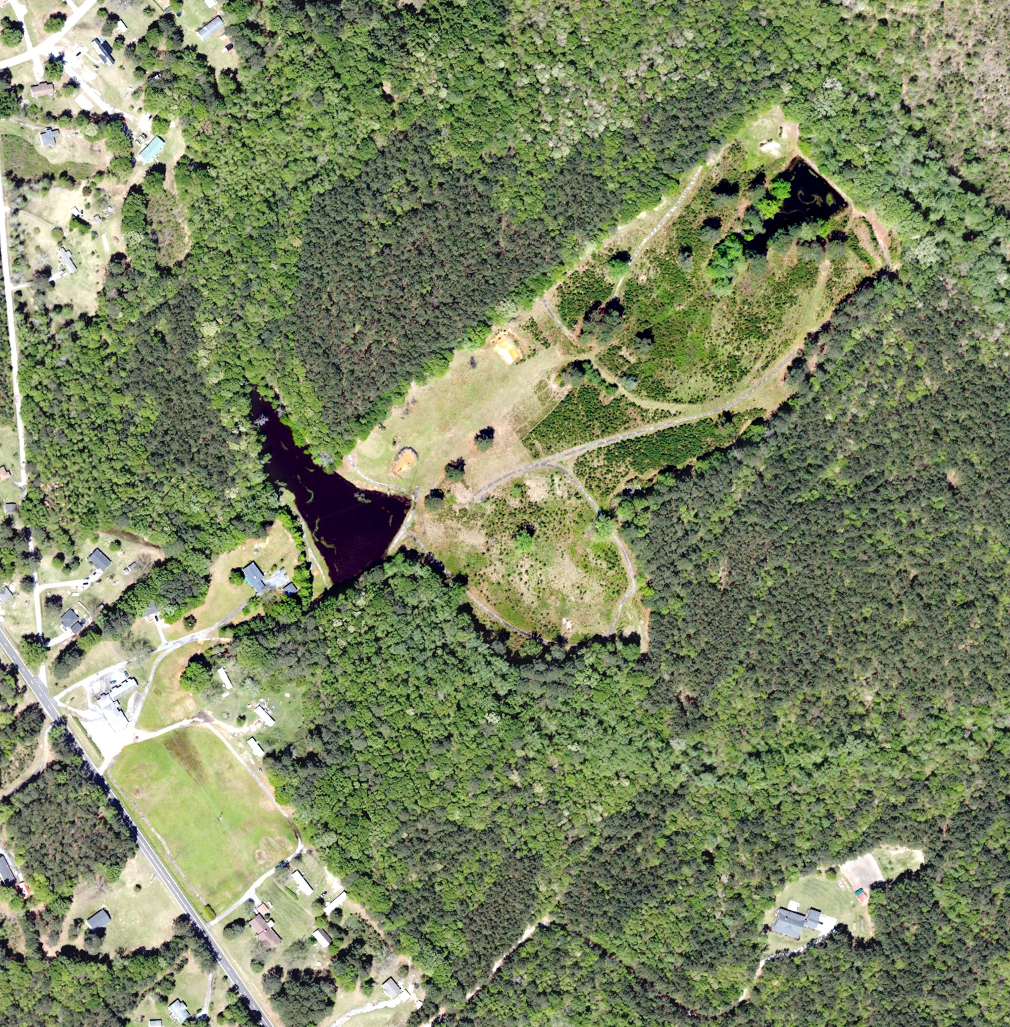 Aerial view of Cokesbury Hills Golf Course, SC