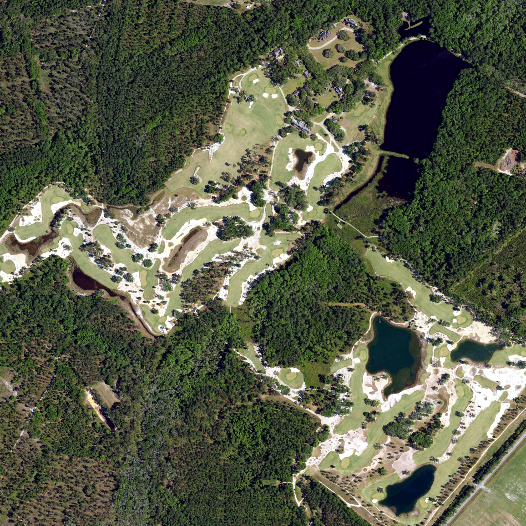Aerial view of Congaree Golf Club, SC
