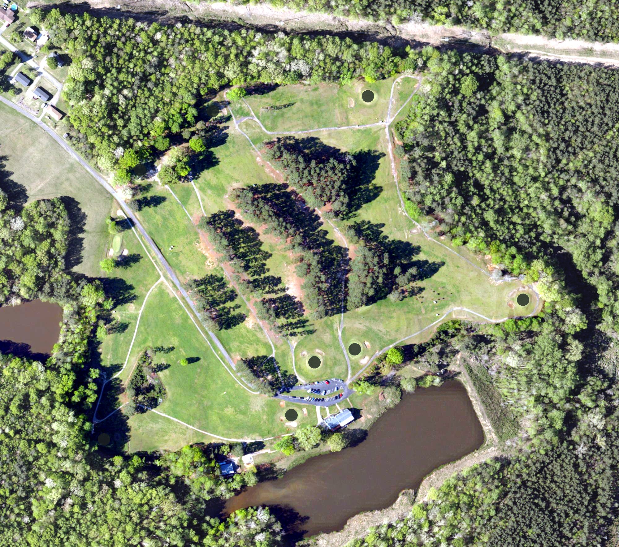 Aerial view of Country Club of Gaffney, SC