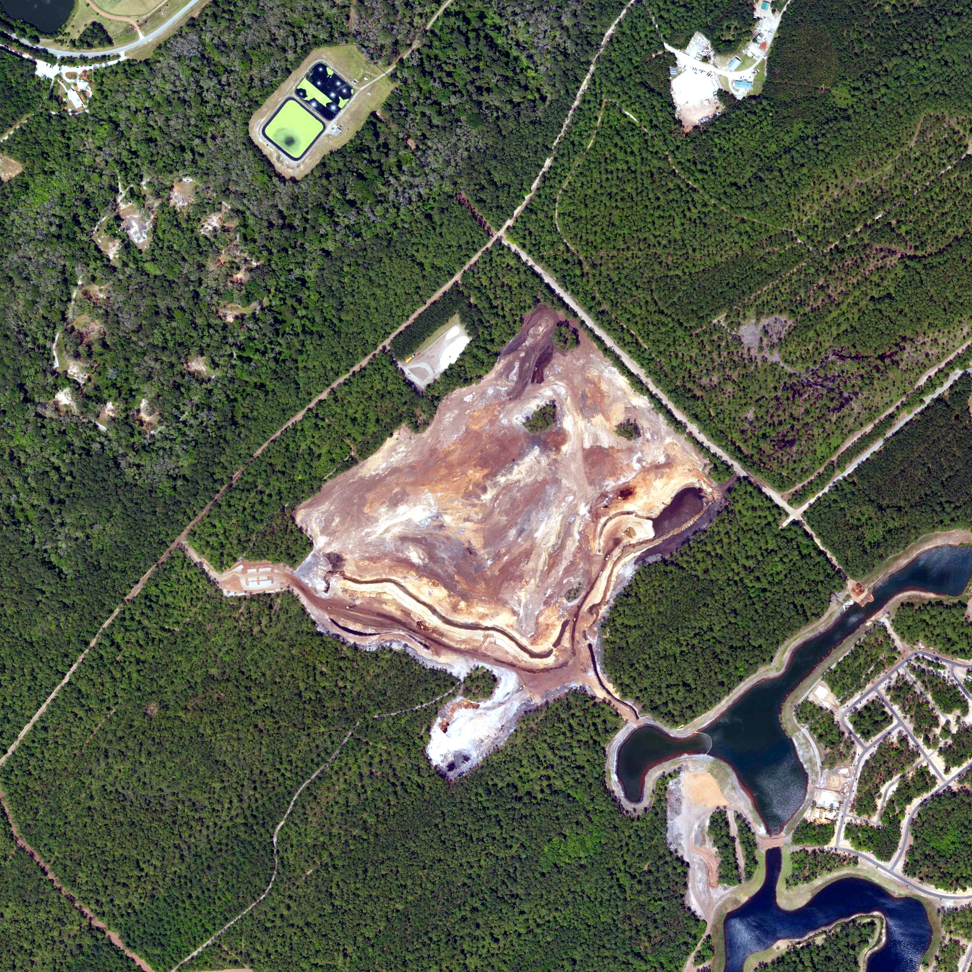 Aerial view of Crossroads Golf Course, SC