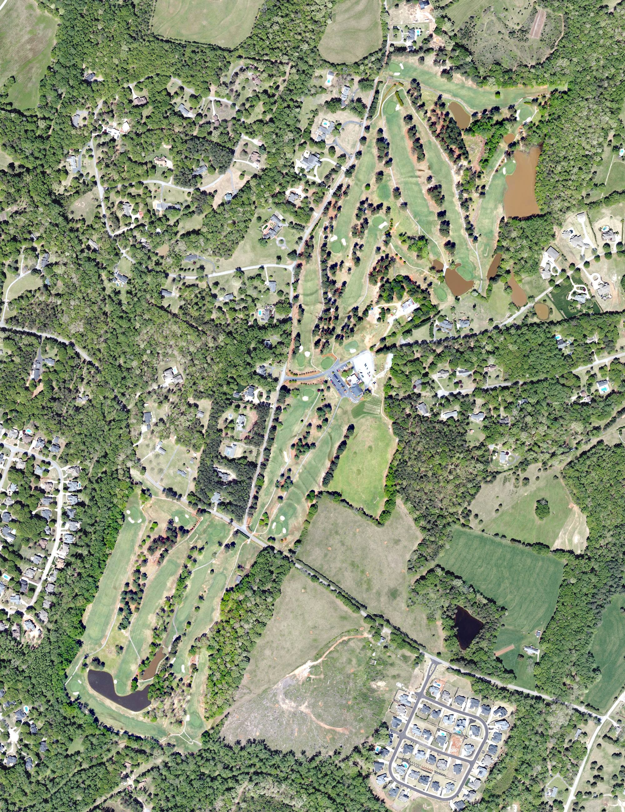 Aerial view of Fox Run Country Club, SC