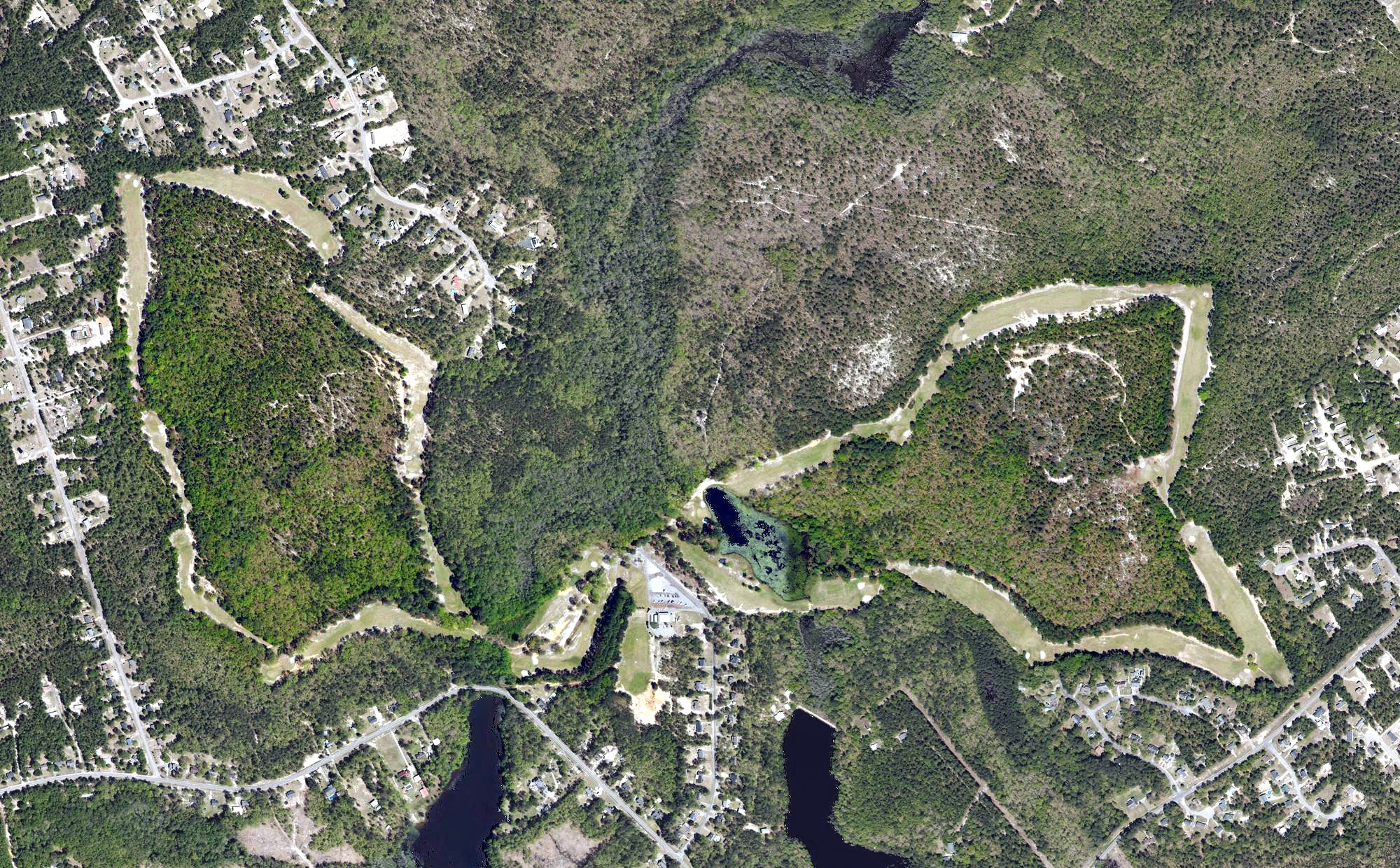 Aerial view of Hidden Valley Golf Club, SC