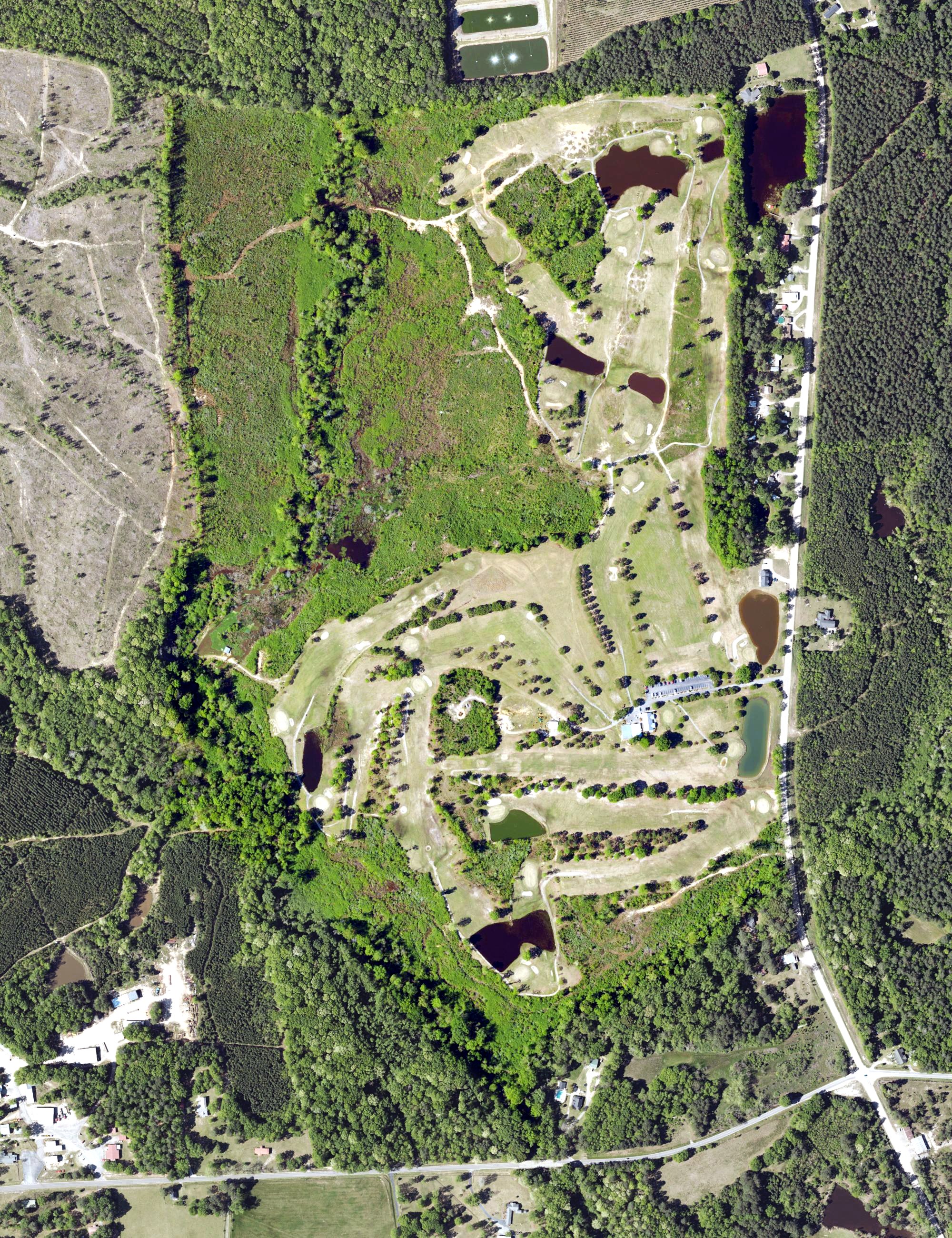 Aerial view of Indian Trail Golf Course, SC