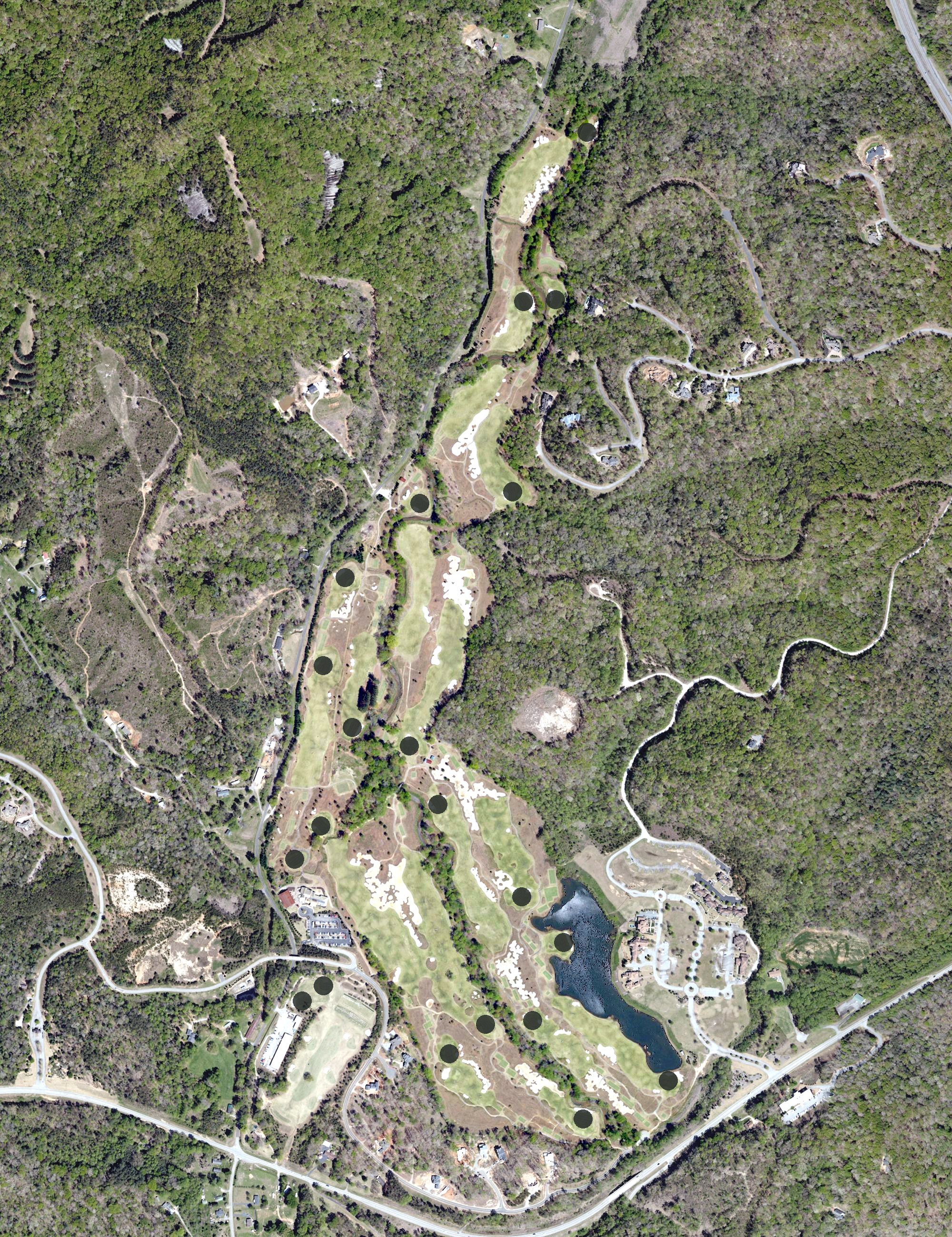 Aerial view of Mountain Park Golf, SC