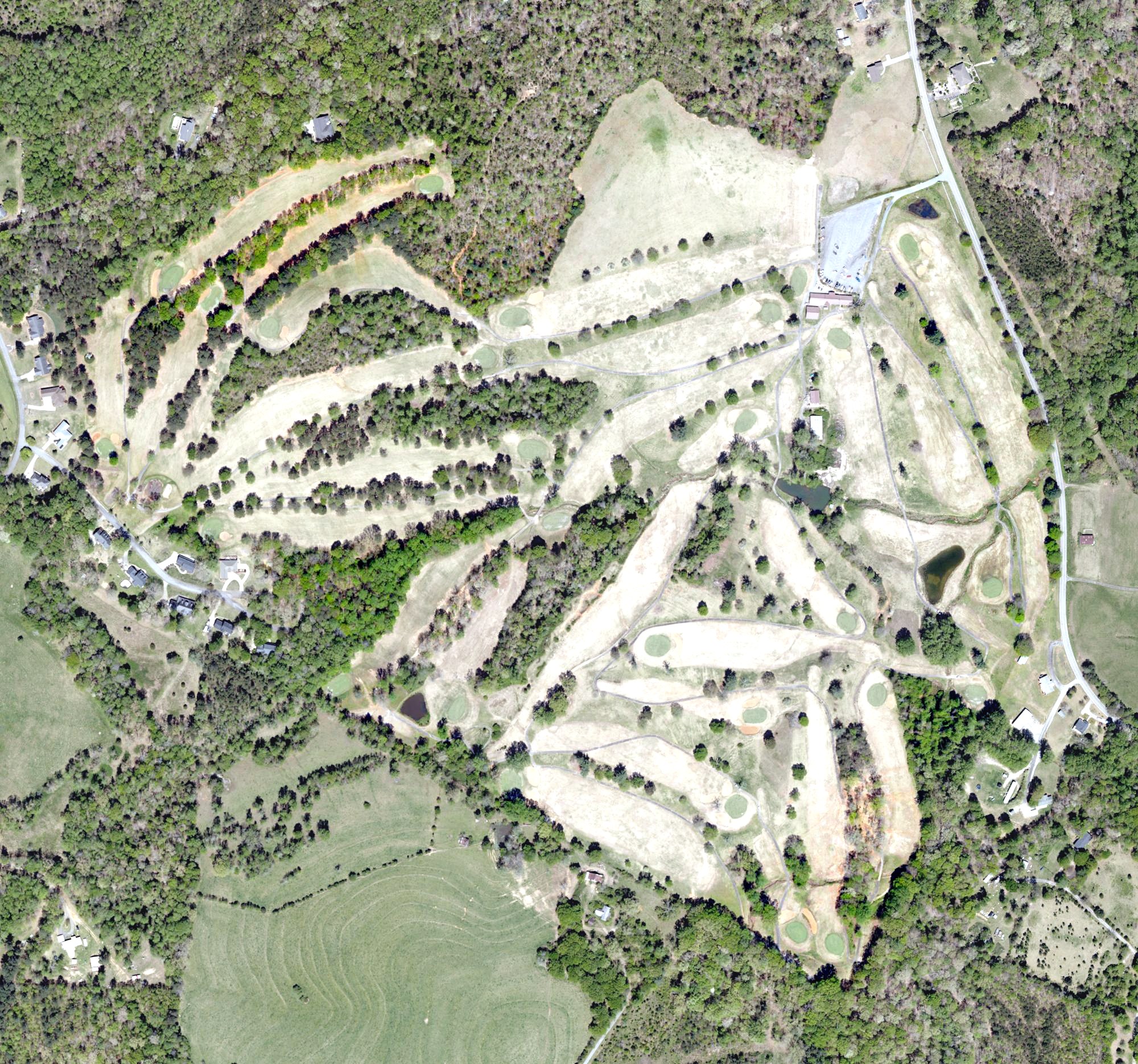 Aerial view of Rolling Green Golf Course, SC