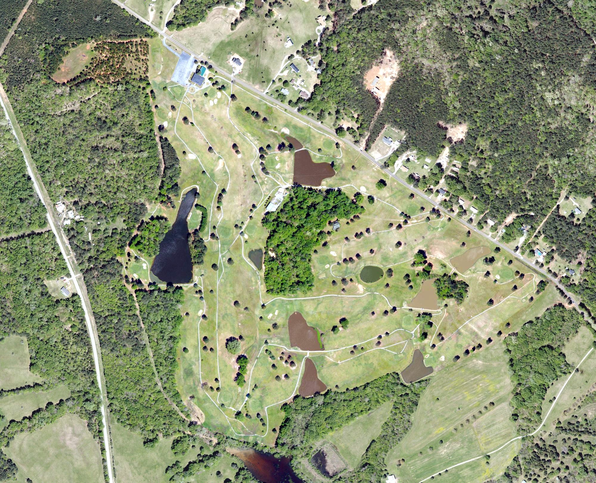 Aerial view of Rolling S Golf Club, SC