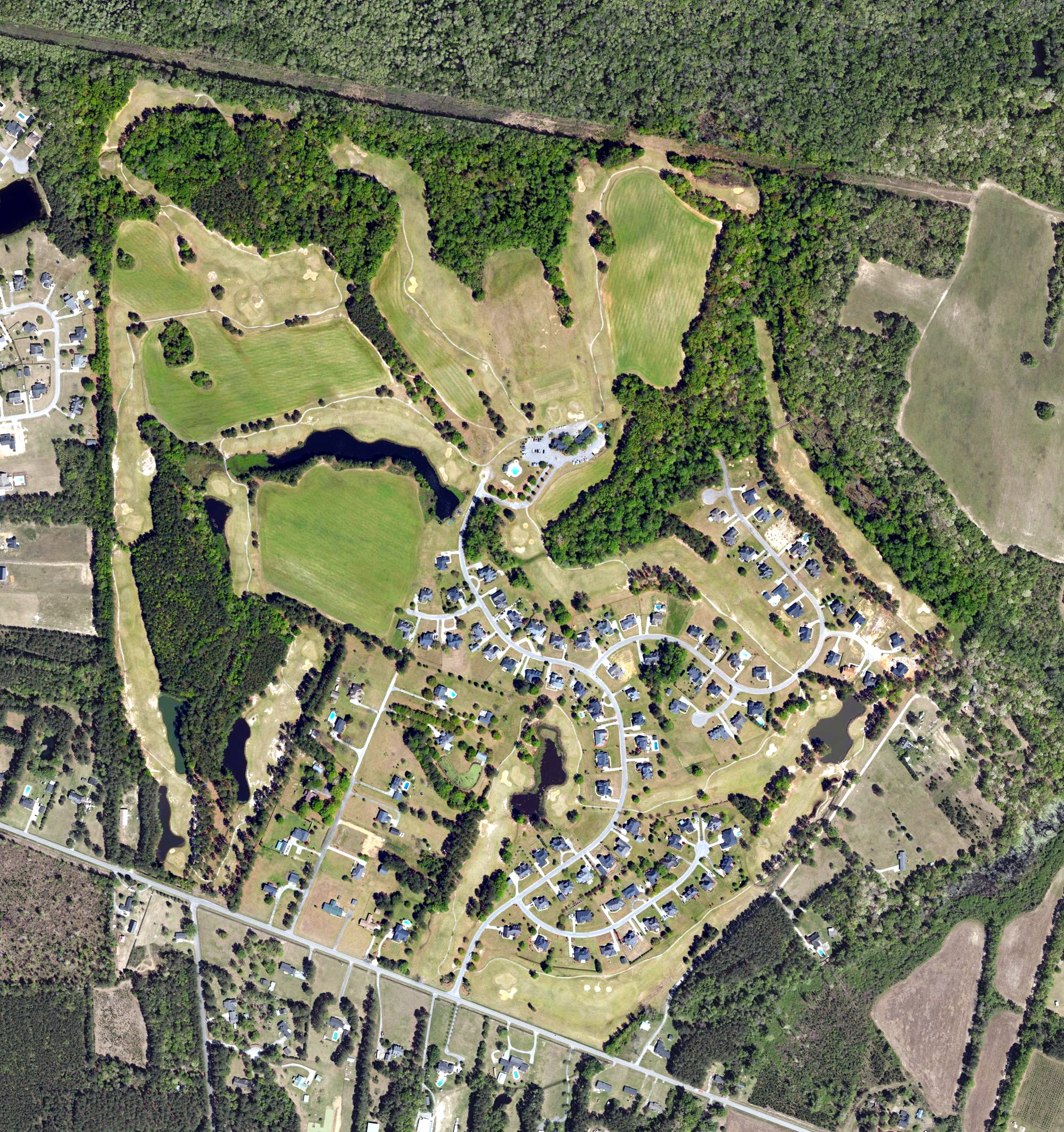 Aerial view of Shadow Creek, SC