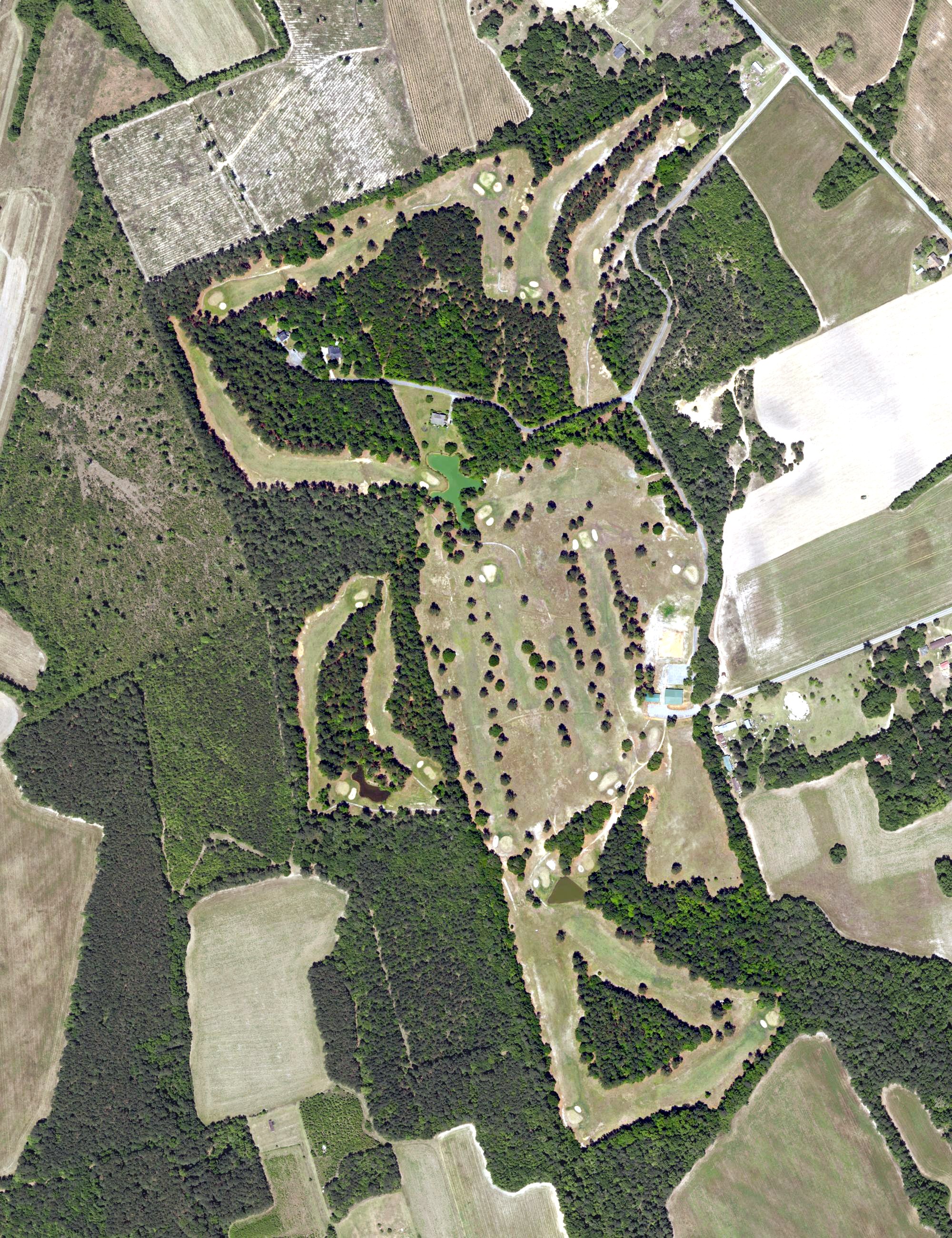 Aerial view of Swamp Fox Golf Club, SC