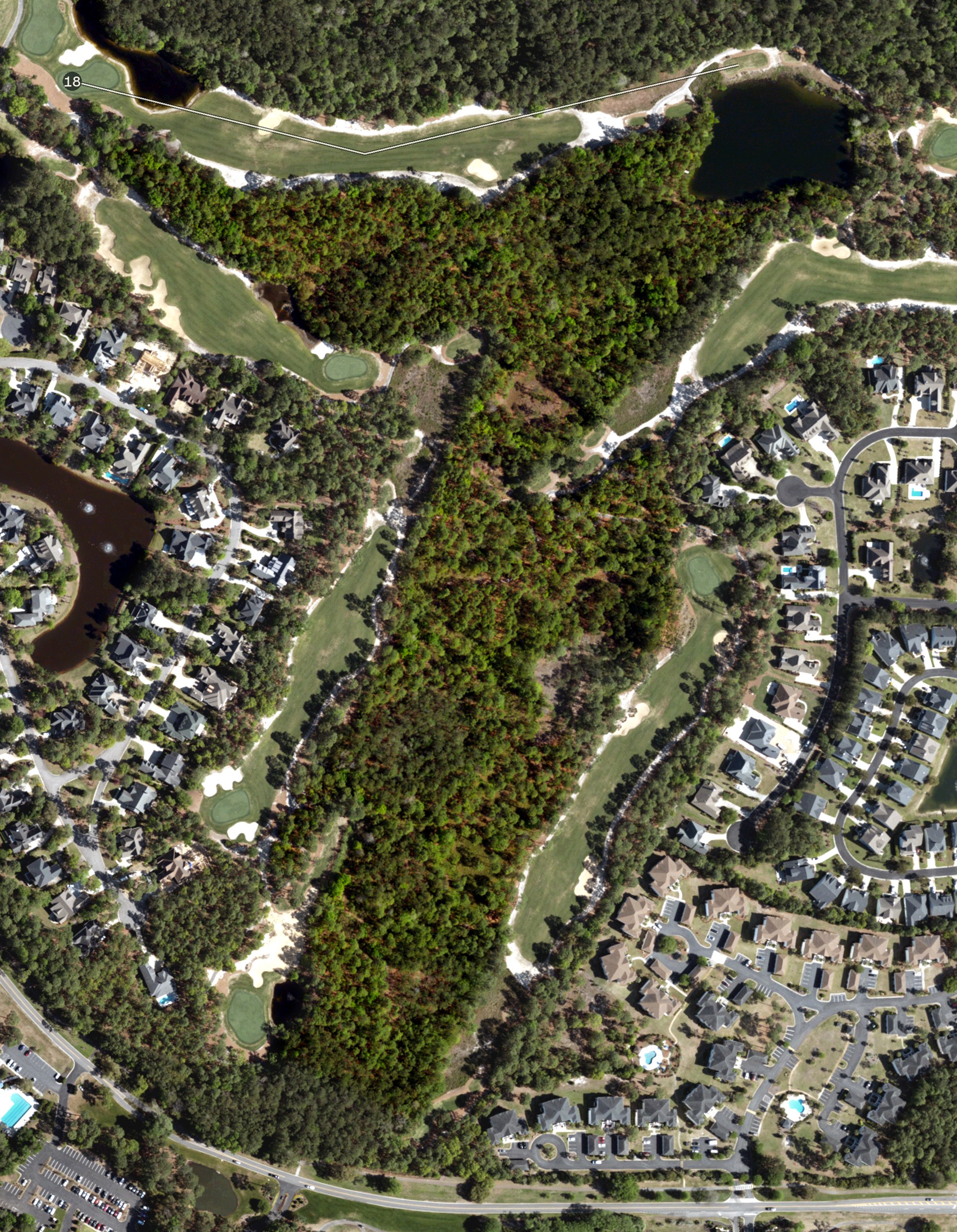 Aerial view of The Reserve Golf Club, SC