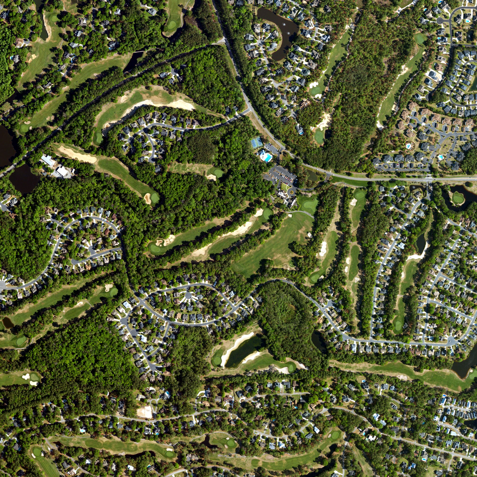 Aerial view of Tradition Golf Club, SC