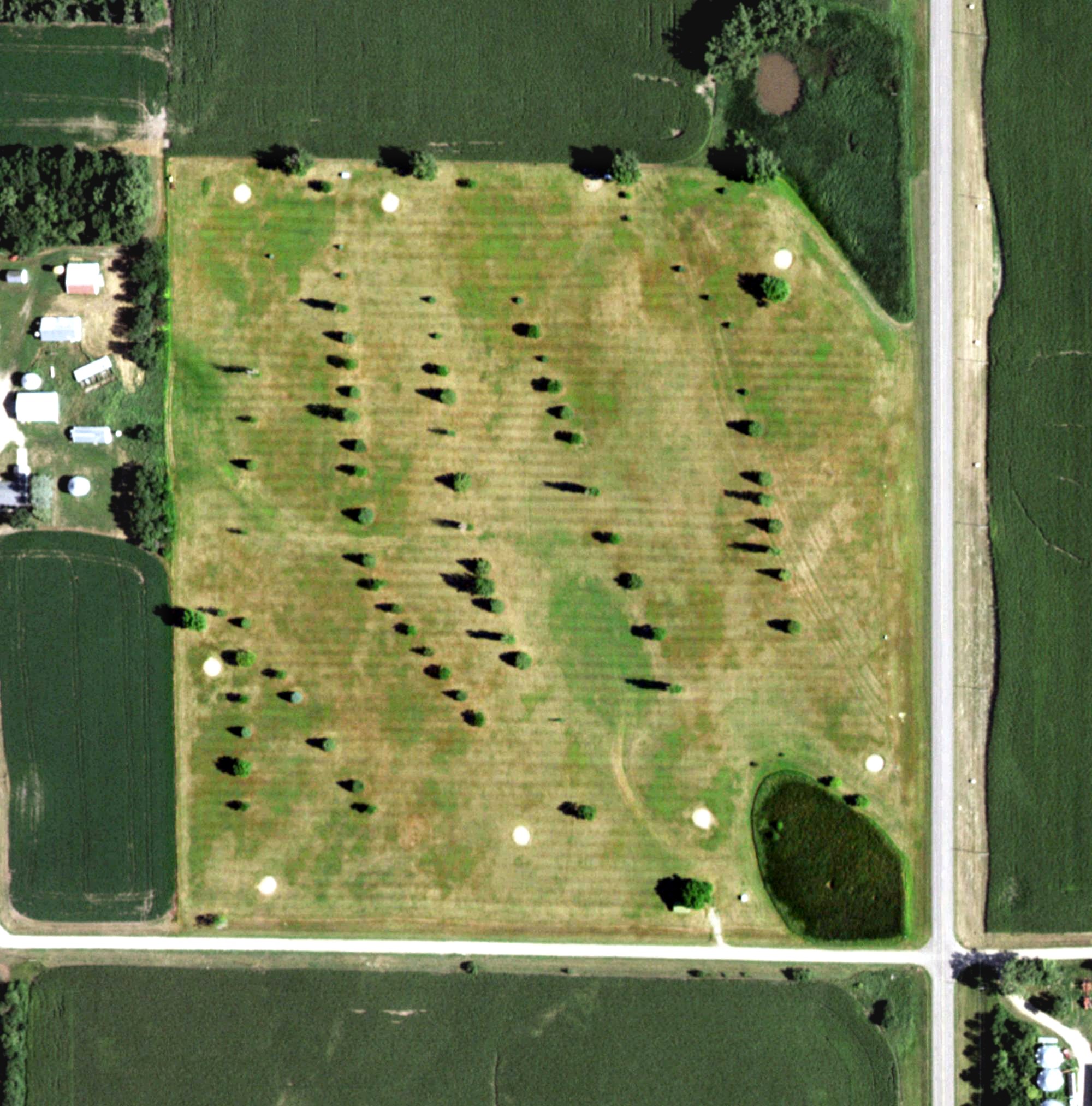 Aerial view of Gate City Golf Course, SD