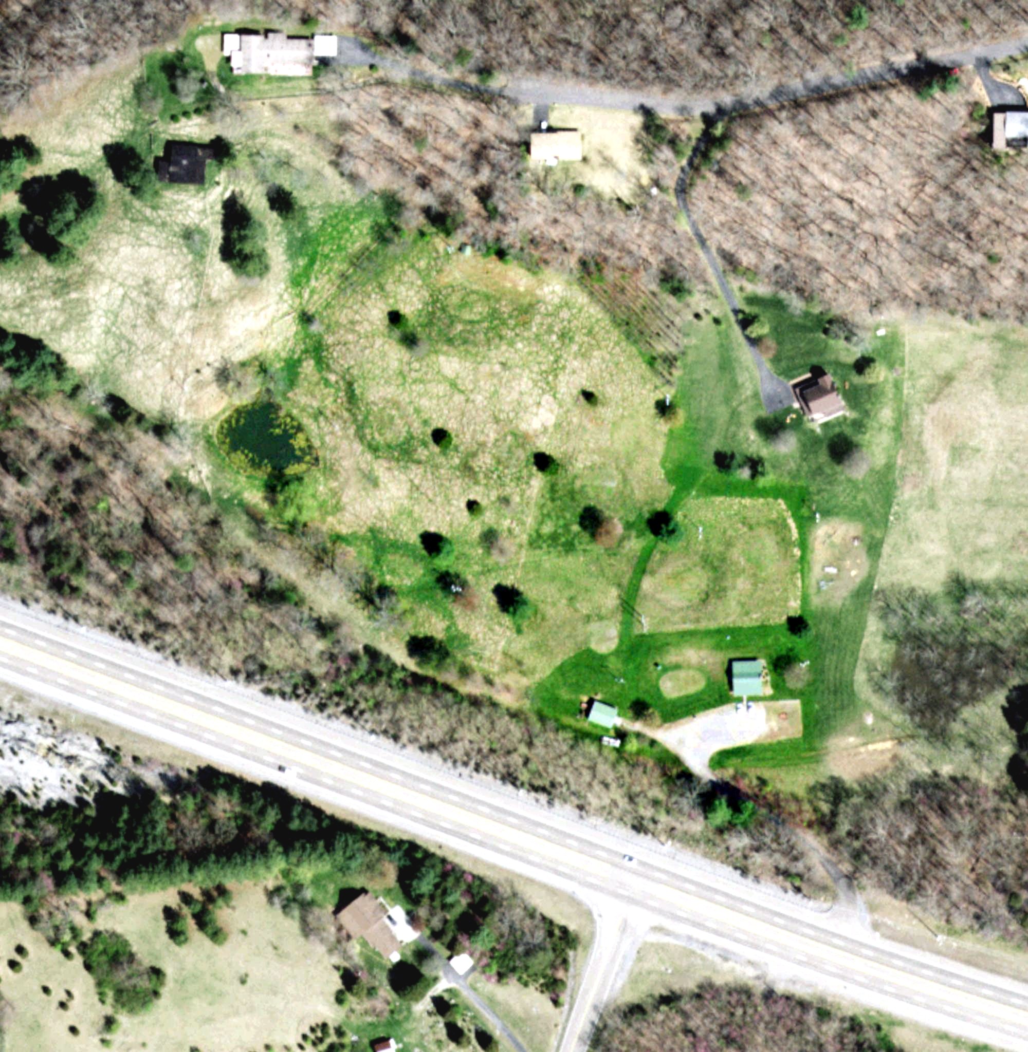Aerial view of Big Hollow Par III, TN