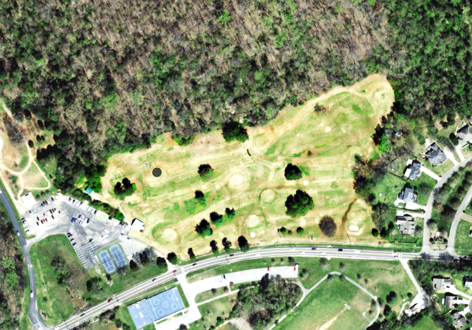 Aerial view of Concord Park Golf Course, TN