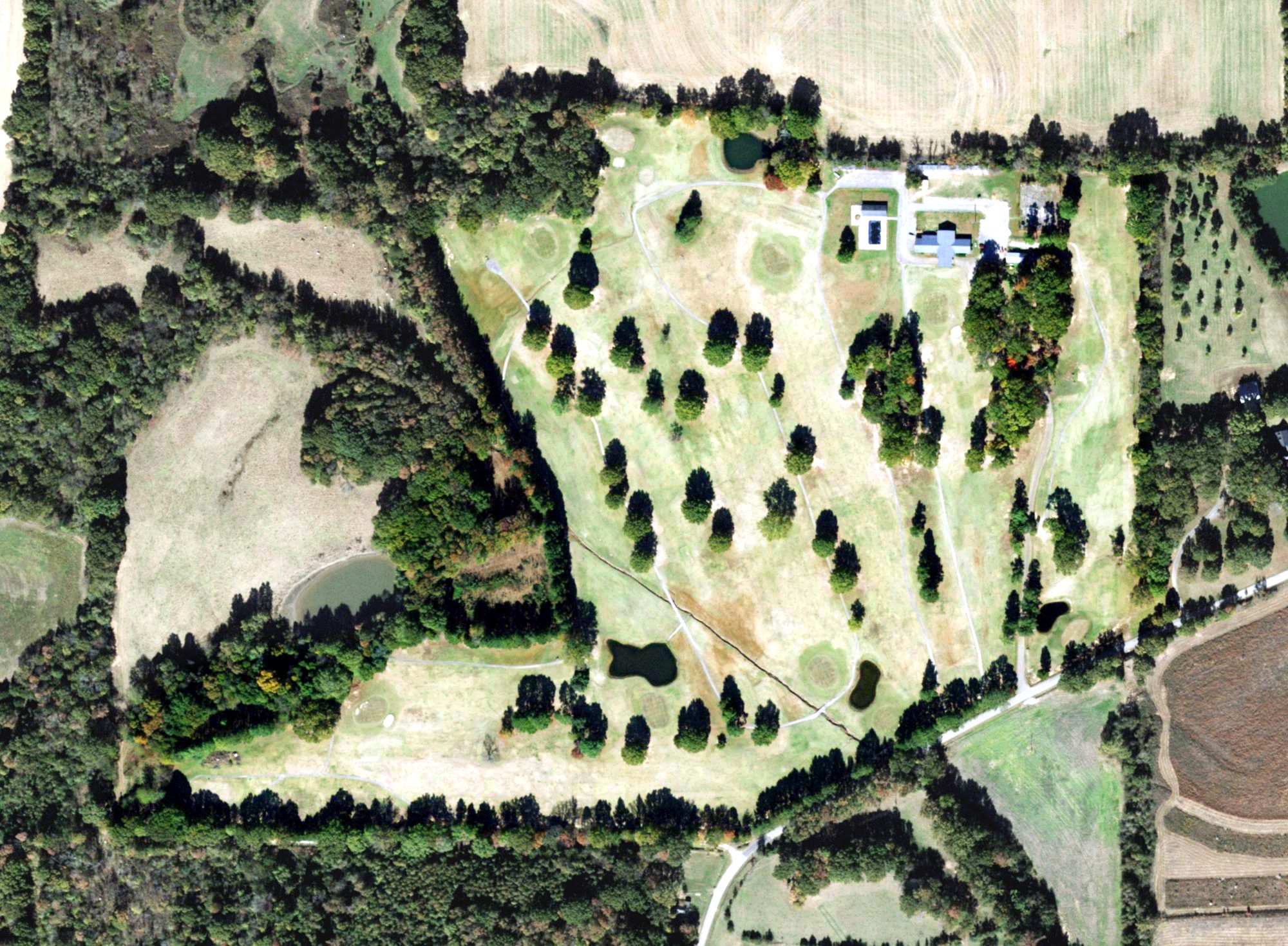 Aerial view of Crockett Golf & Country Club, TN