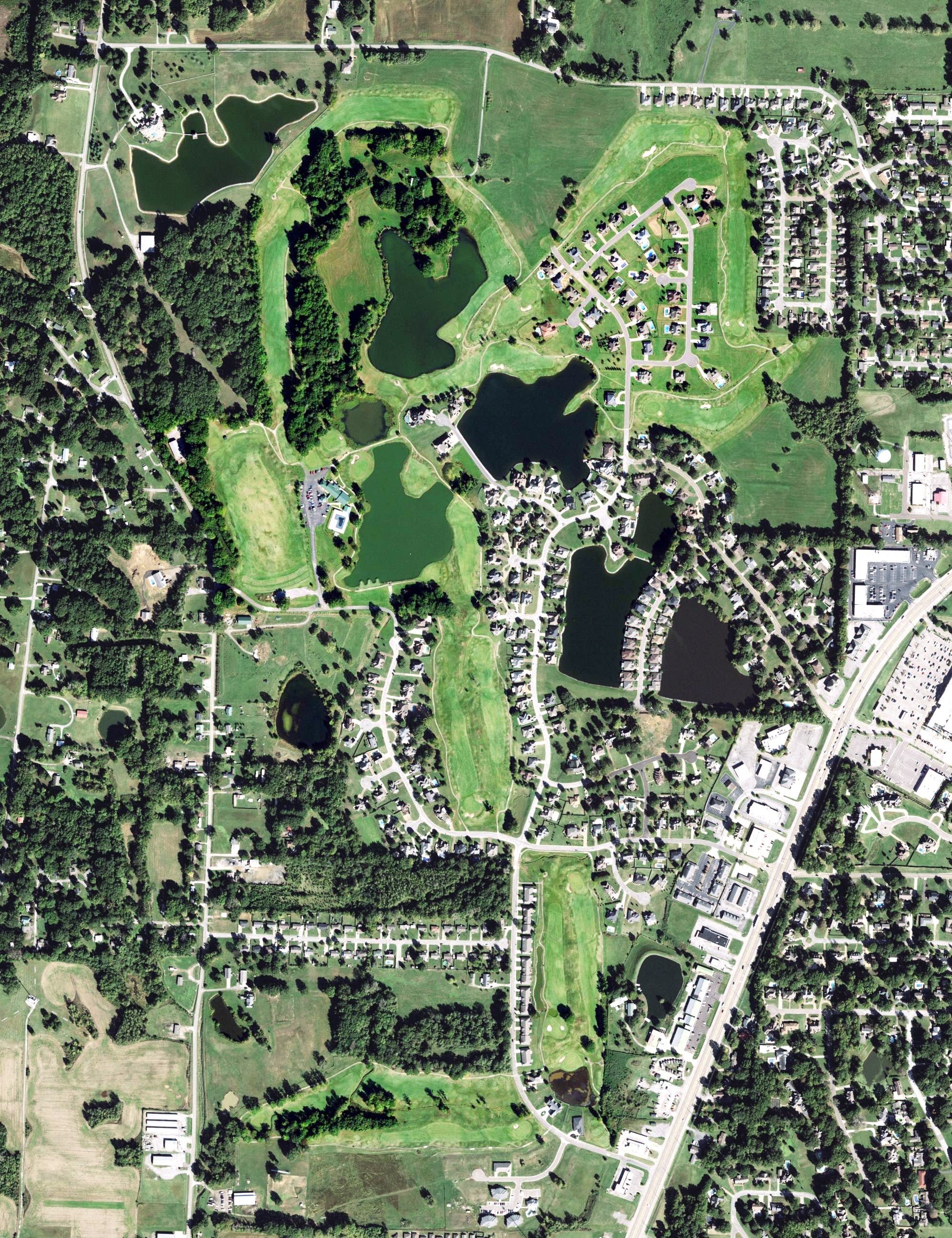 Aerial view of Lenox Events and Golf, TN