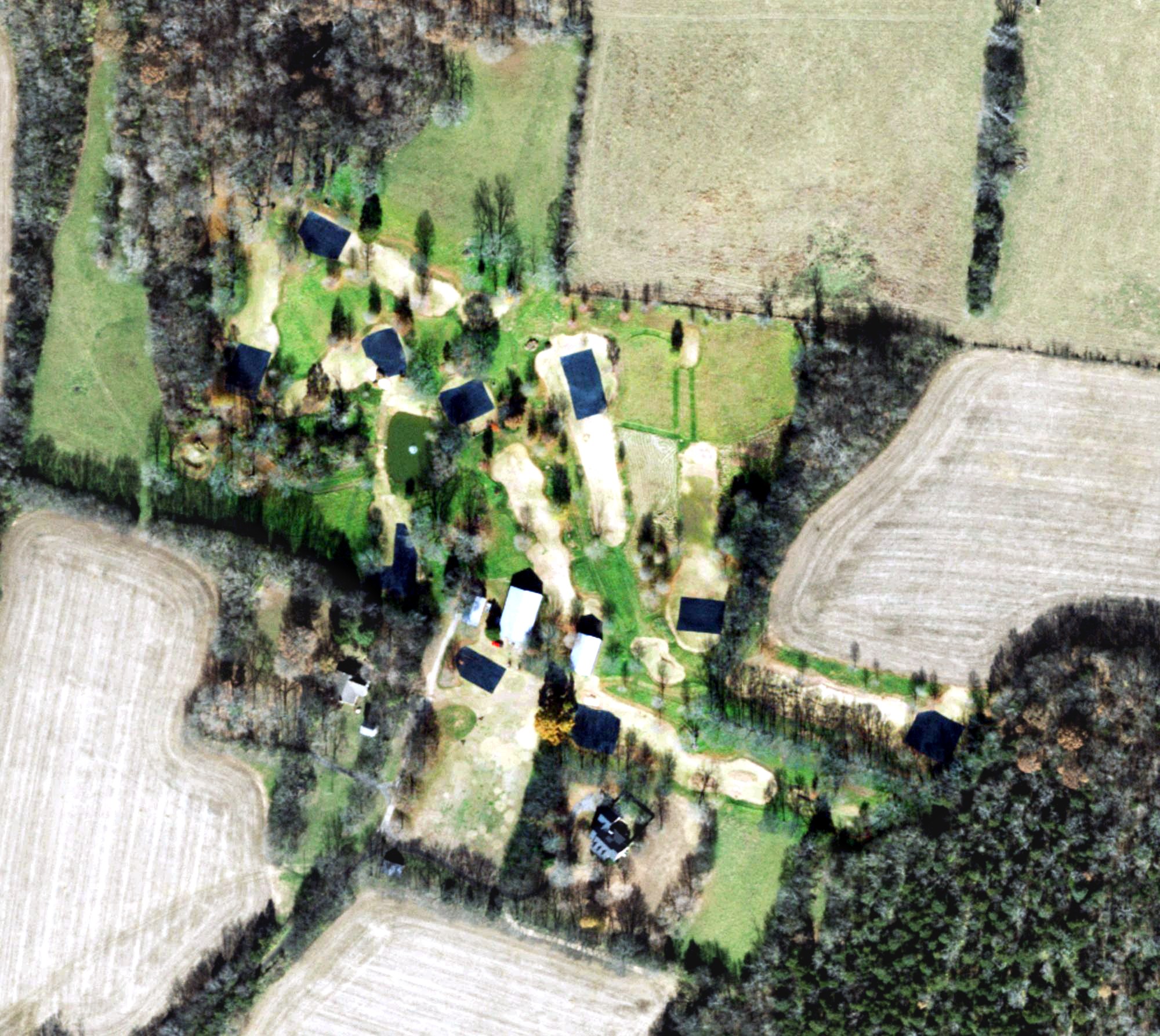 Aerial view of Lightning Bug Golf Course, TN