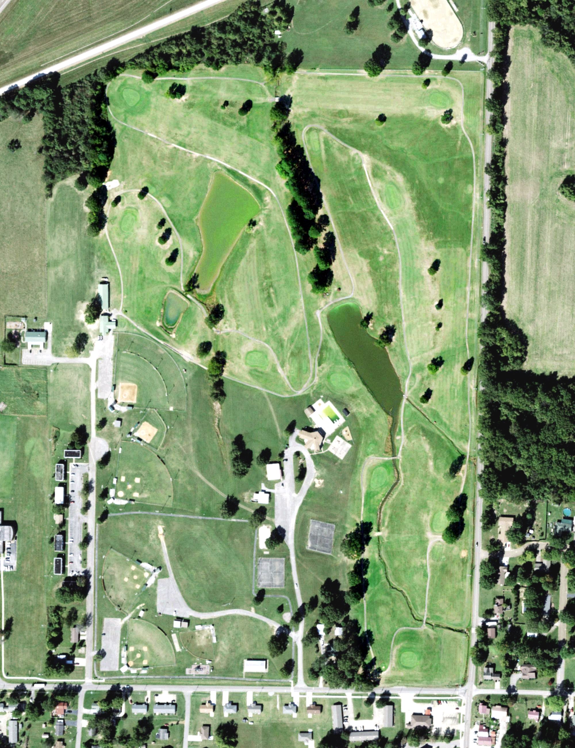 Aerial view of Oakview Links, TN