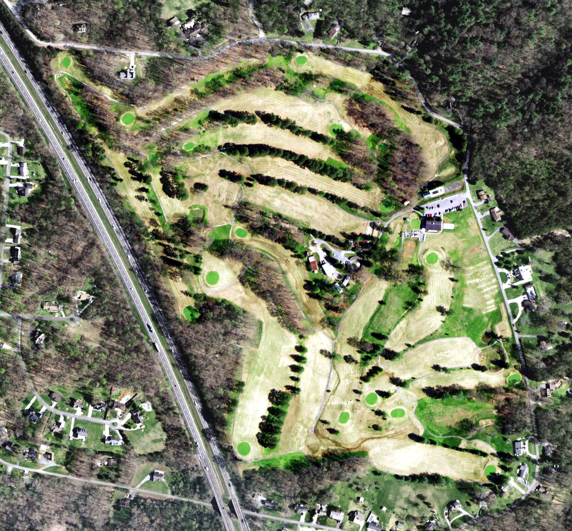 Aerial view of Smoky Mountain Golf Club, TN