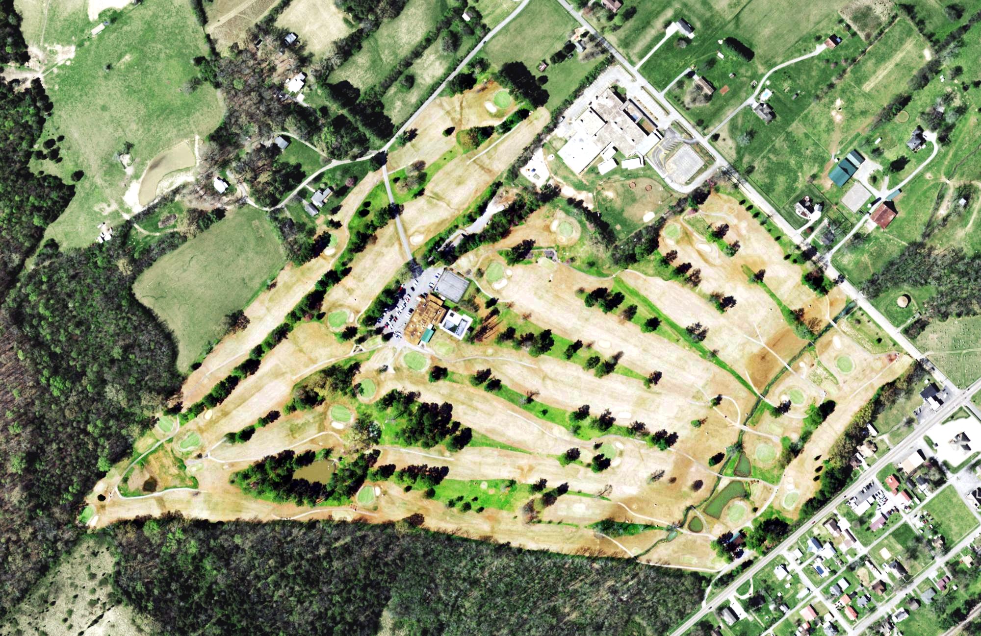 Aerial view of Springbrook Golf and Country Club, TN