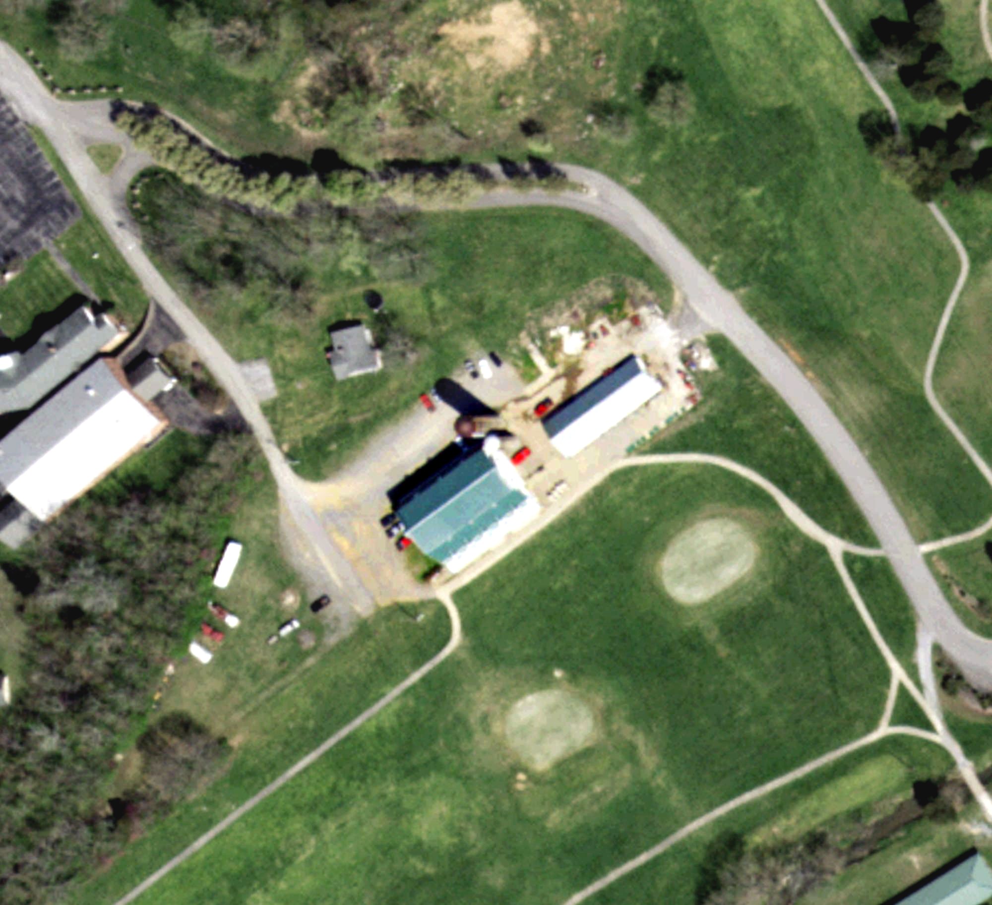 Aerial view of The Cedars Golf Course, TN