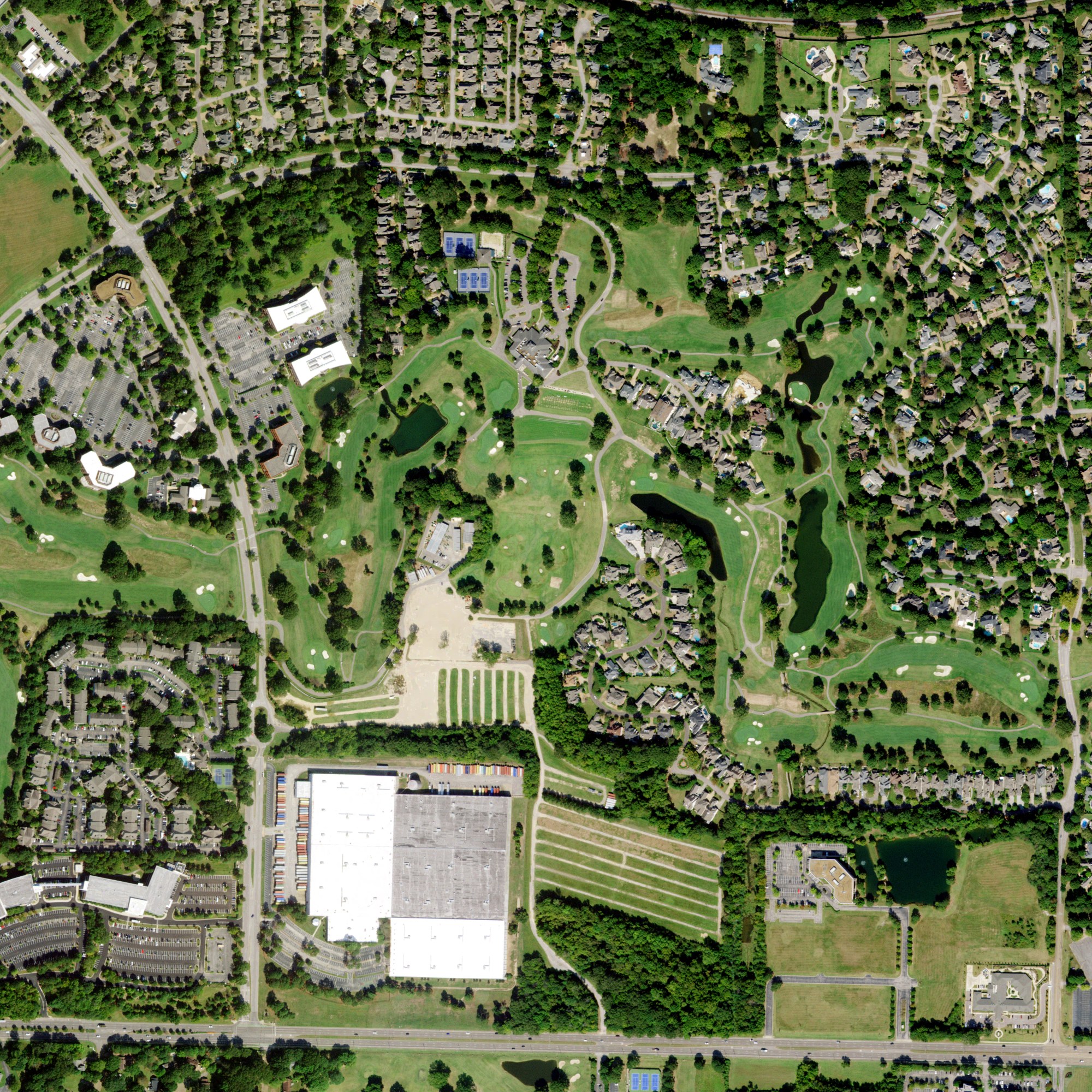 Aerial view of TPC Southwind, TN