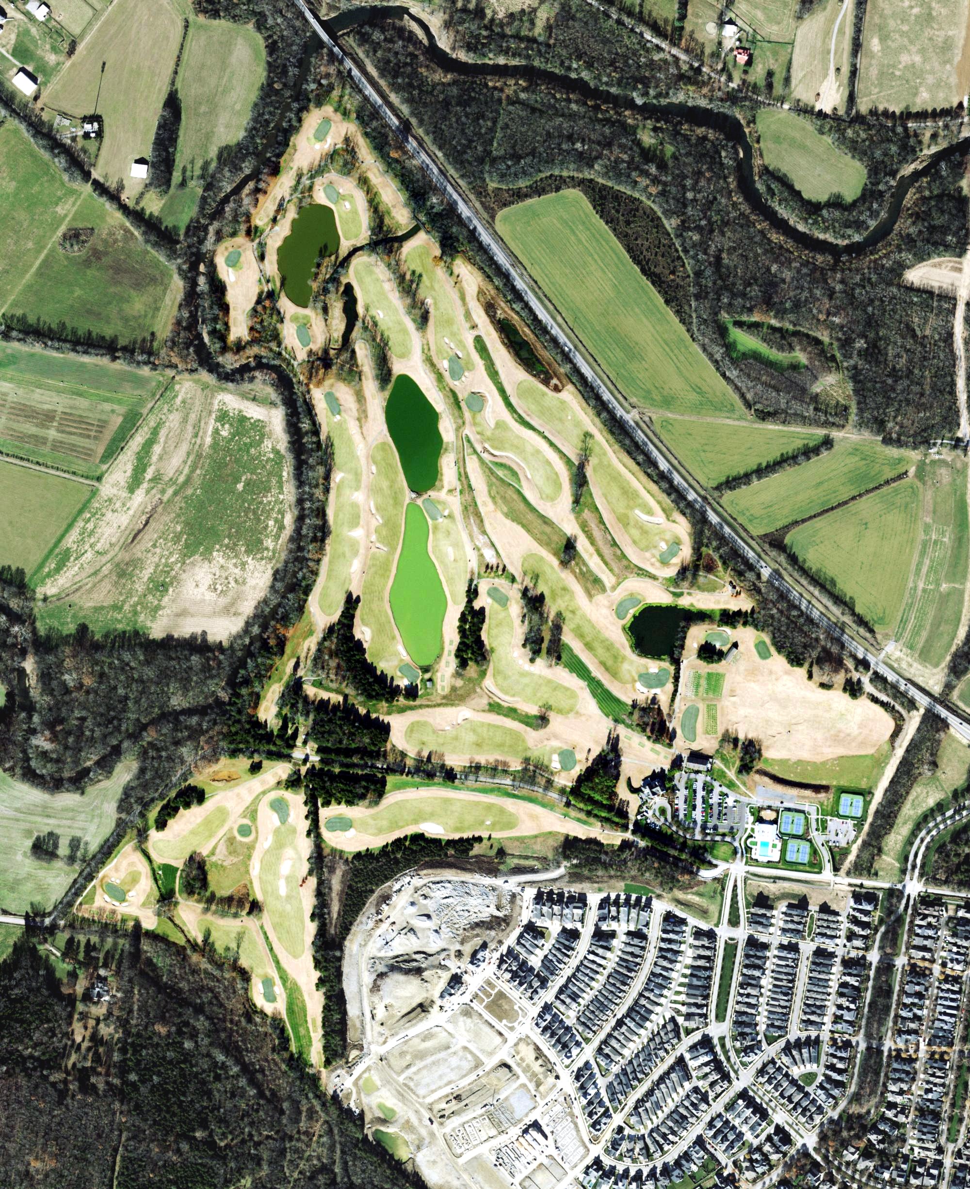 Aerial view of Westhaven Golf Club, TN
