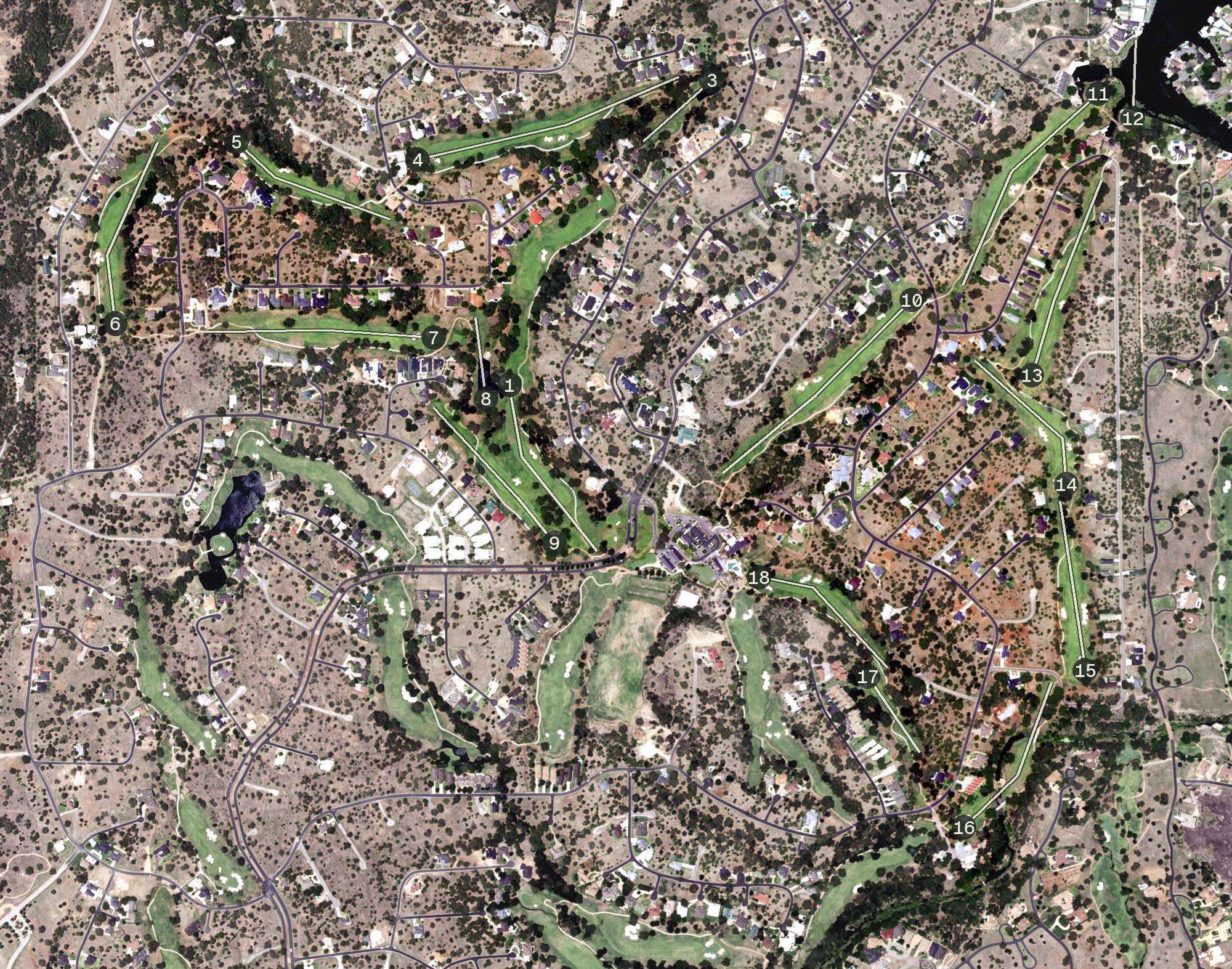 Aerial view of Apple Rock, TX