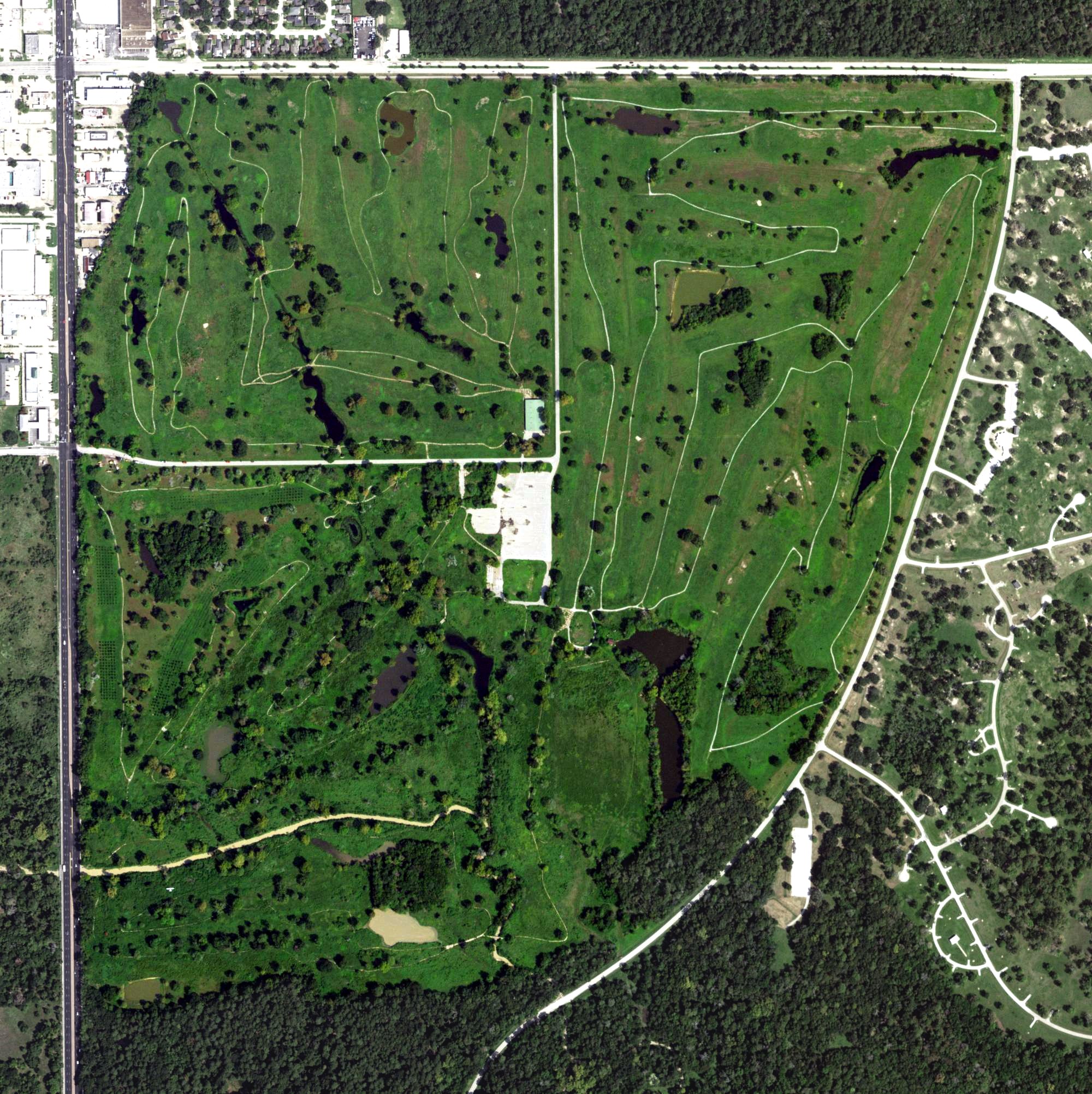 Aerial view of Bear Creek Golf World, TX