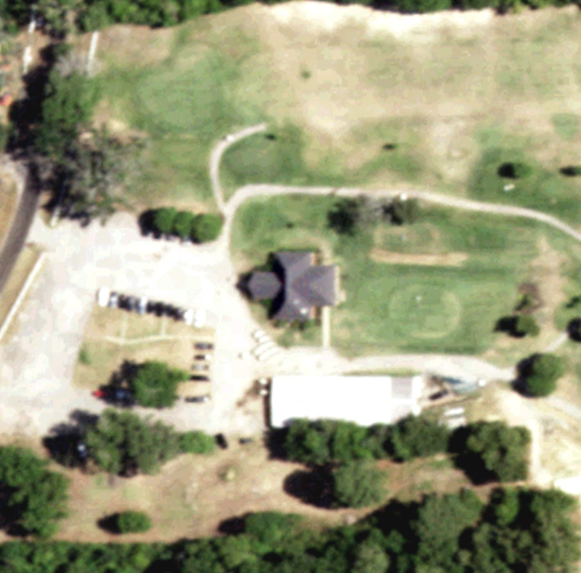 Aerial view of Clubhouse, TX