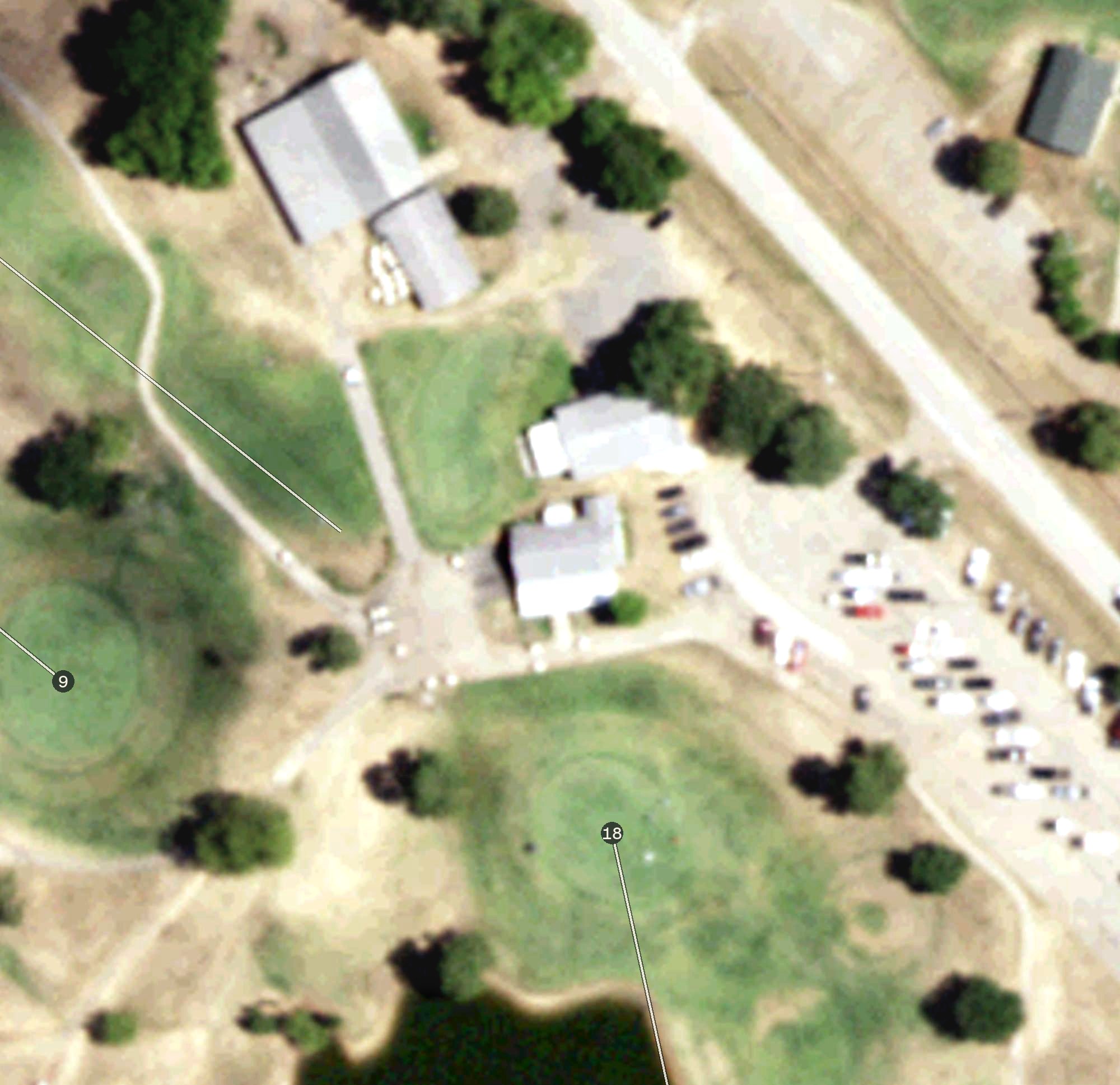 Aerial view of Clubhouse, TX