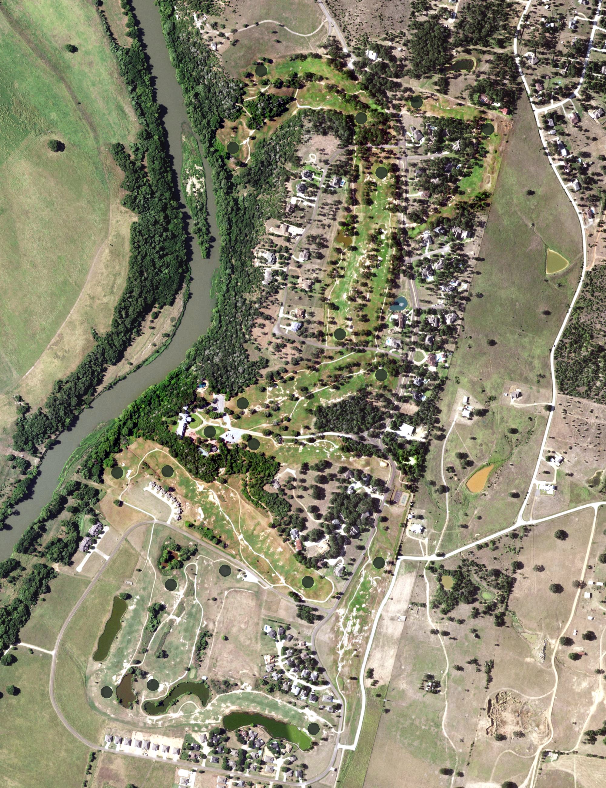 Aerial view of ColoVista Golf Club, TX