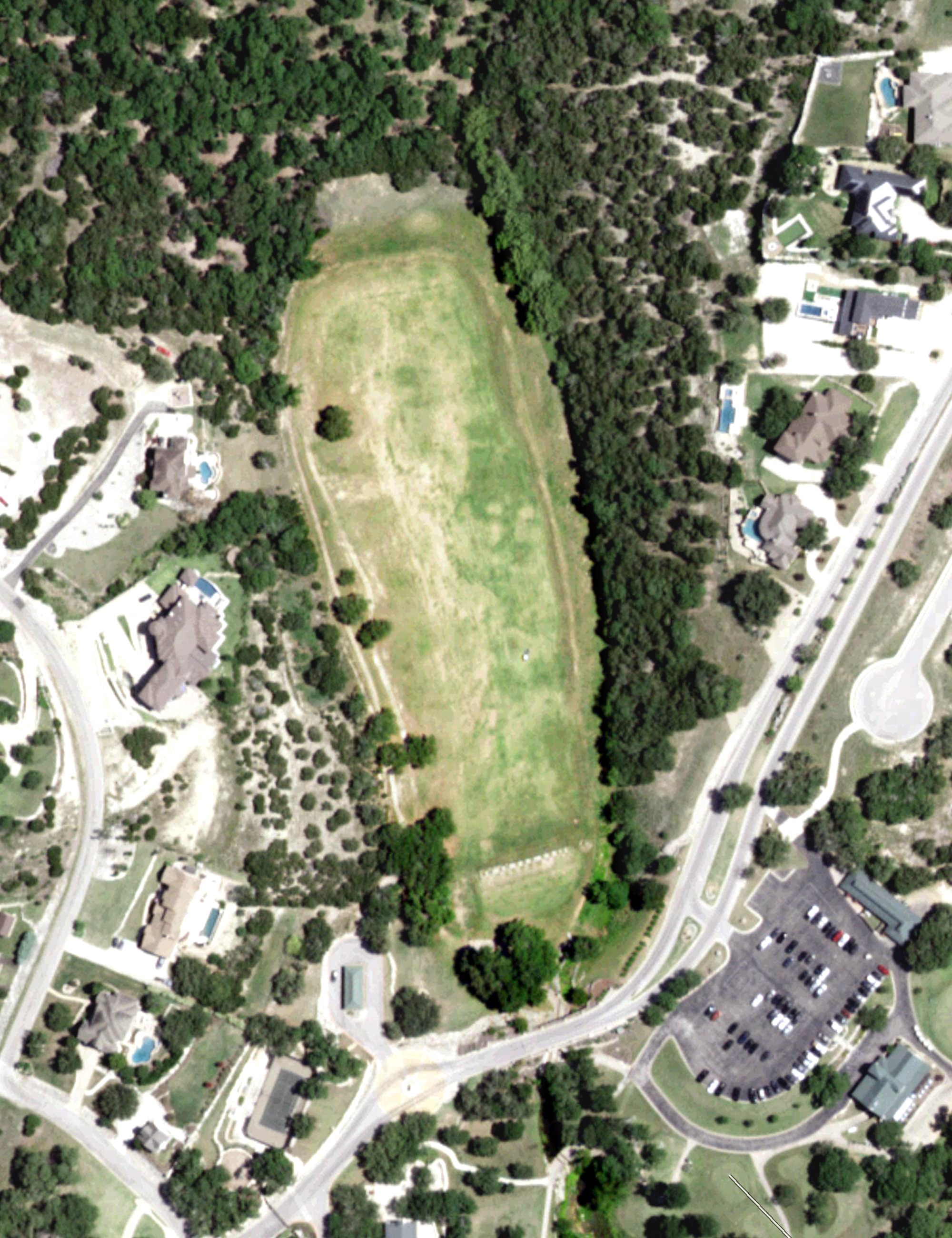 Aerial view of Crystal Falls Golf Course, TX