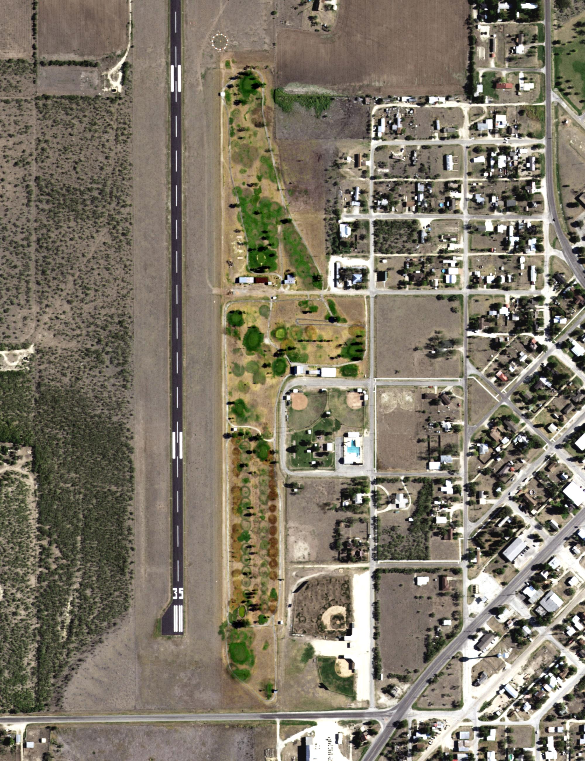 Aerial view of Eldorado Golf Club, TX