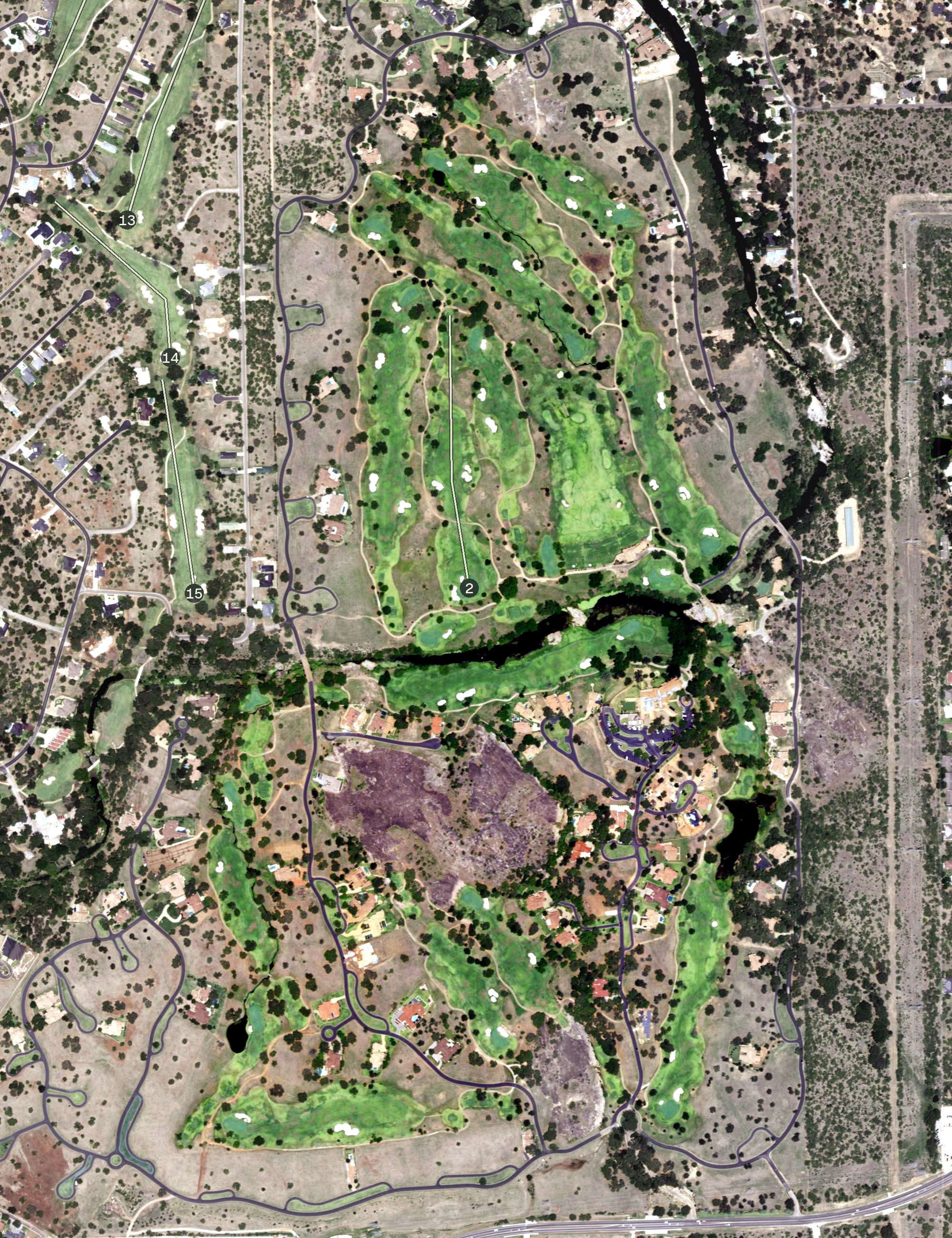 Aerial view of Escondido Golf & Lake Club, TX