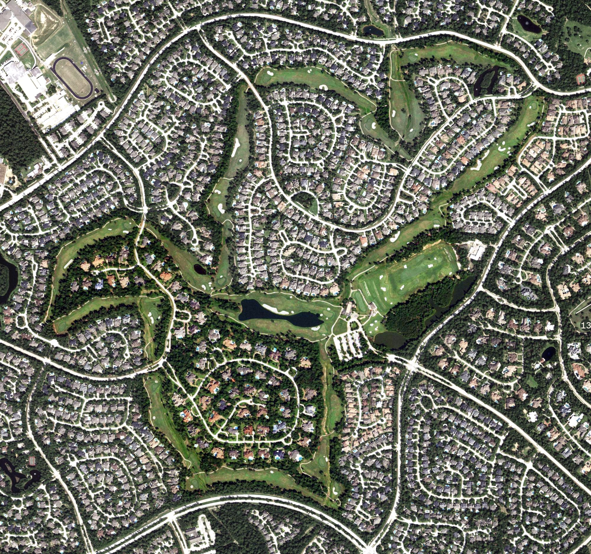 Aerial view of Gary Player Signature Course, TX