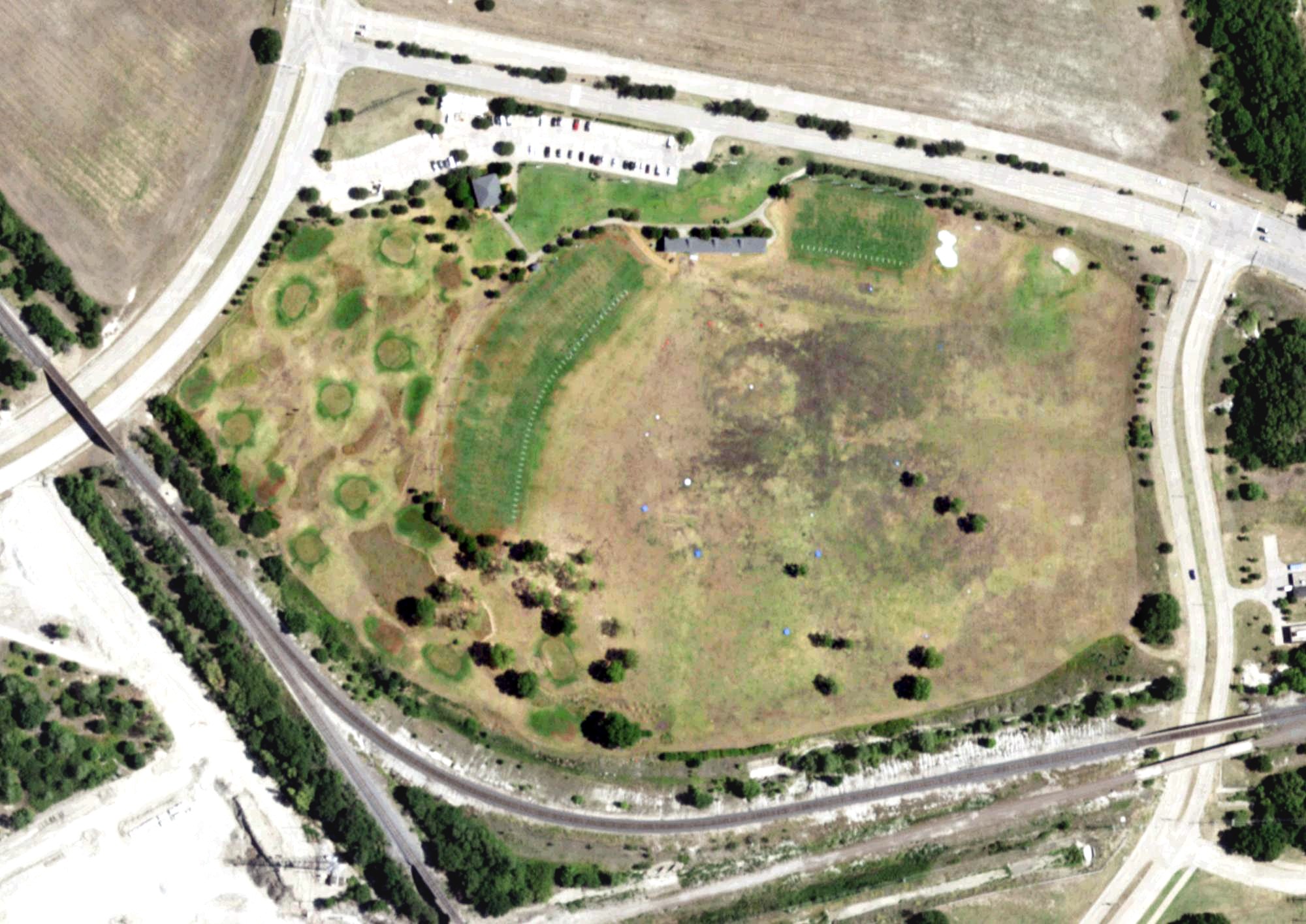 Aerial view of Golf Ranch Richardson, TX