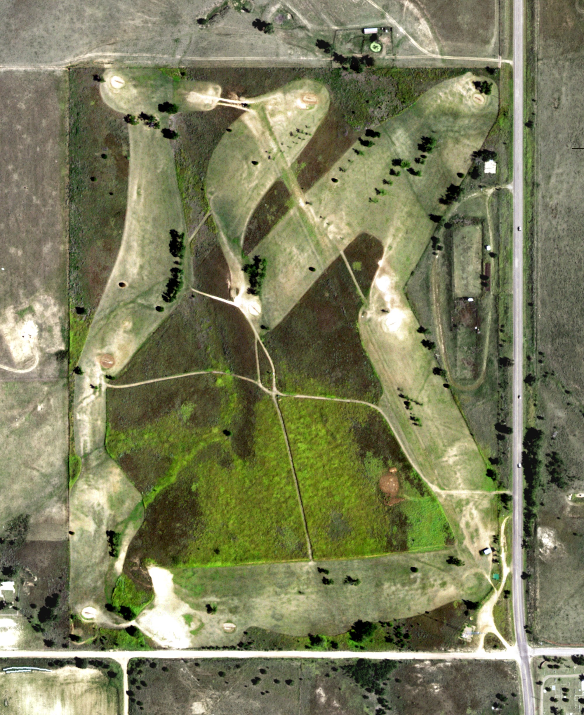 Aerial view of McLean Country Club, TX