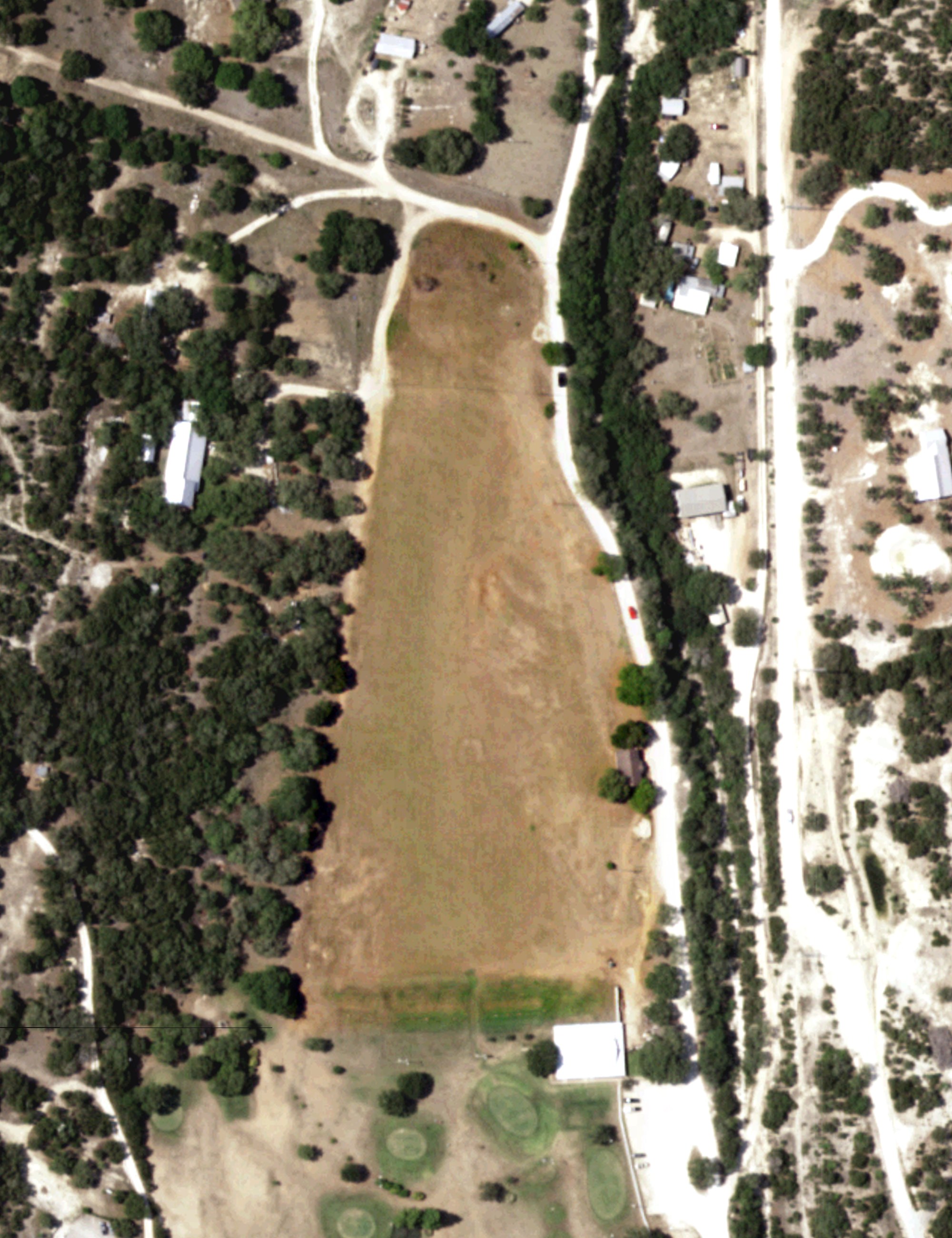 Aerial view of Oak Valley Driving Range, TX