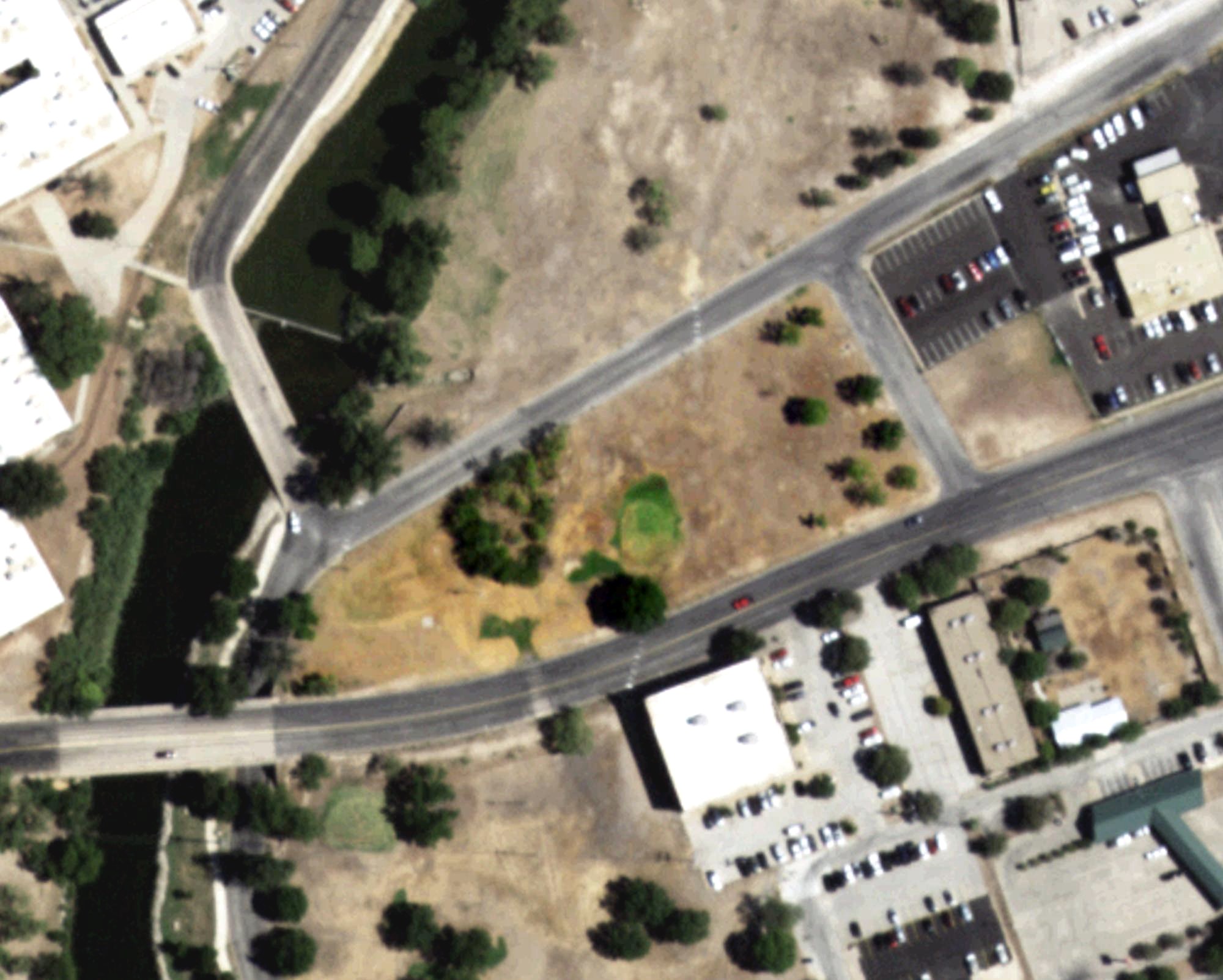 Aerial view of Santa Fe Golf Course, TX