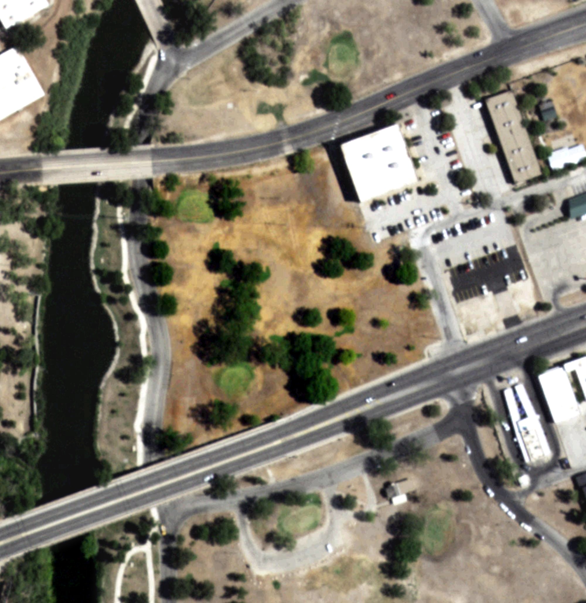 Aerial view of Santa Fe Golf Course, TX