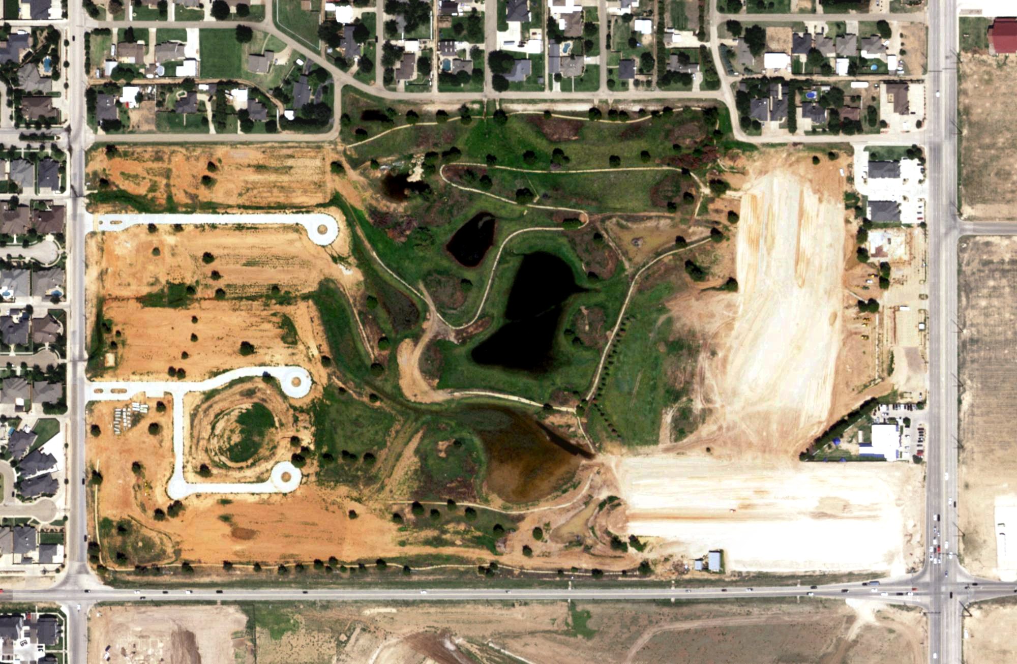 Aerial view of Stone Gate Golf Course, TX