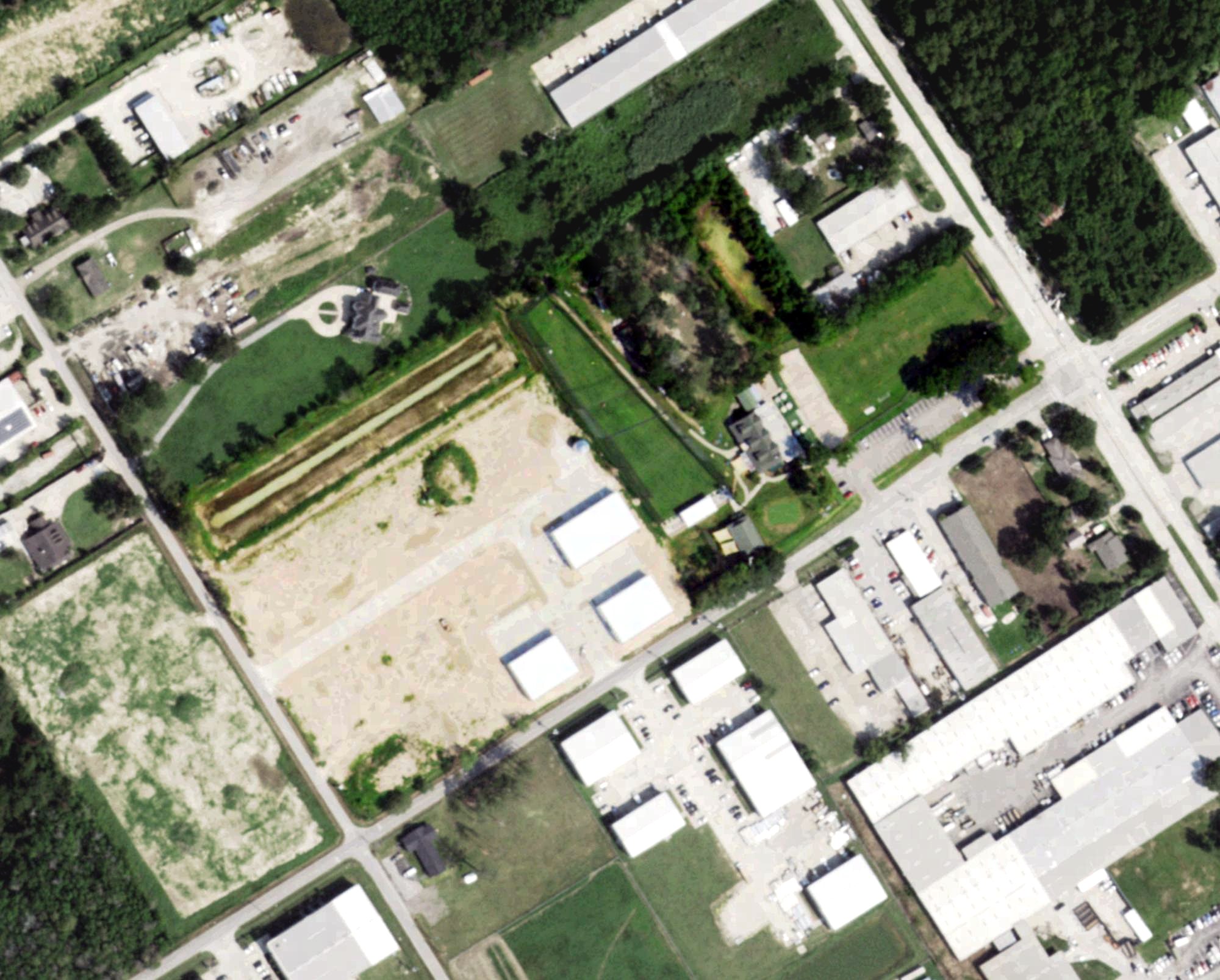 Aerial view of Swanson Golf Center, TX