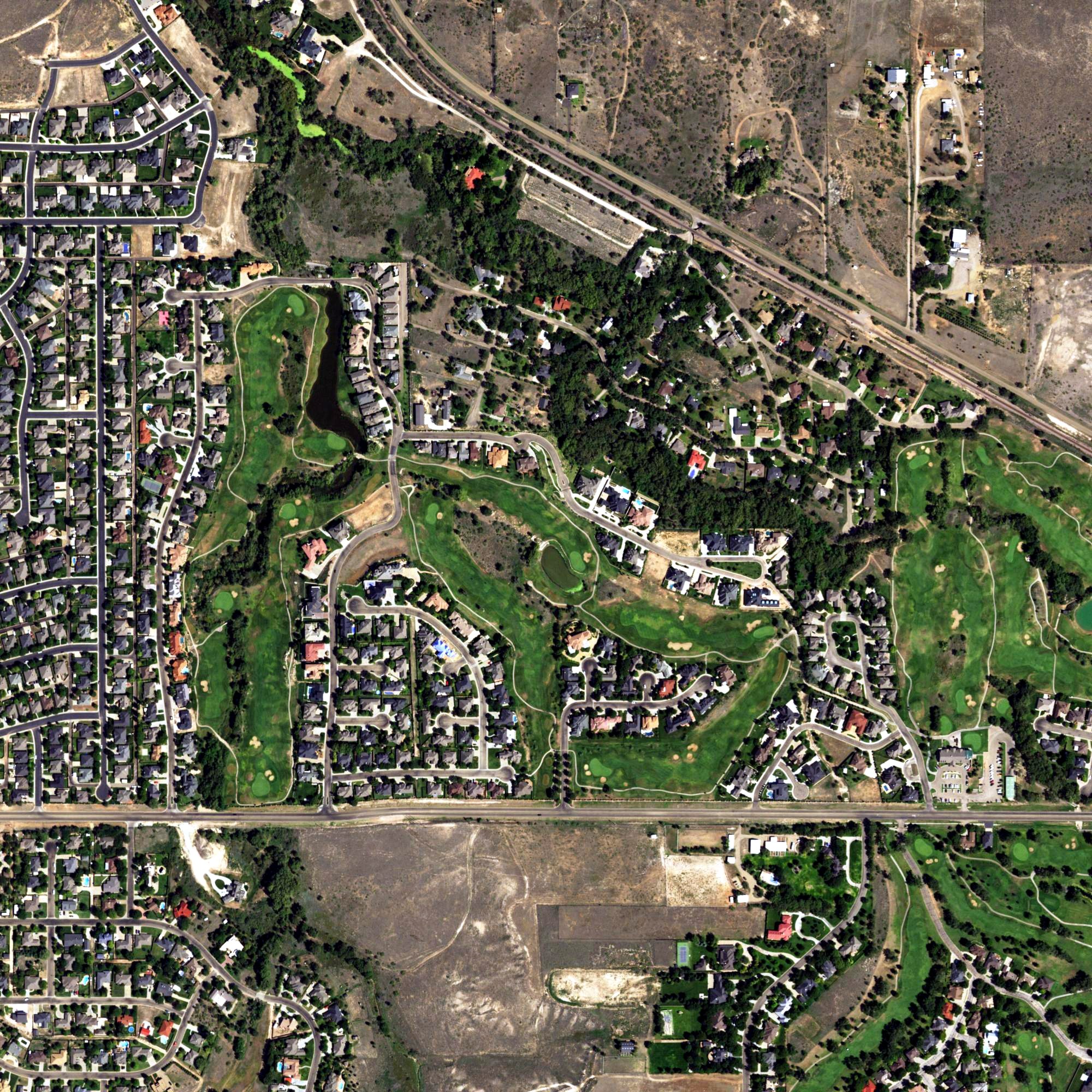 Aerial view of Tascosa Golf Club - La Paloma, TX